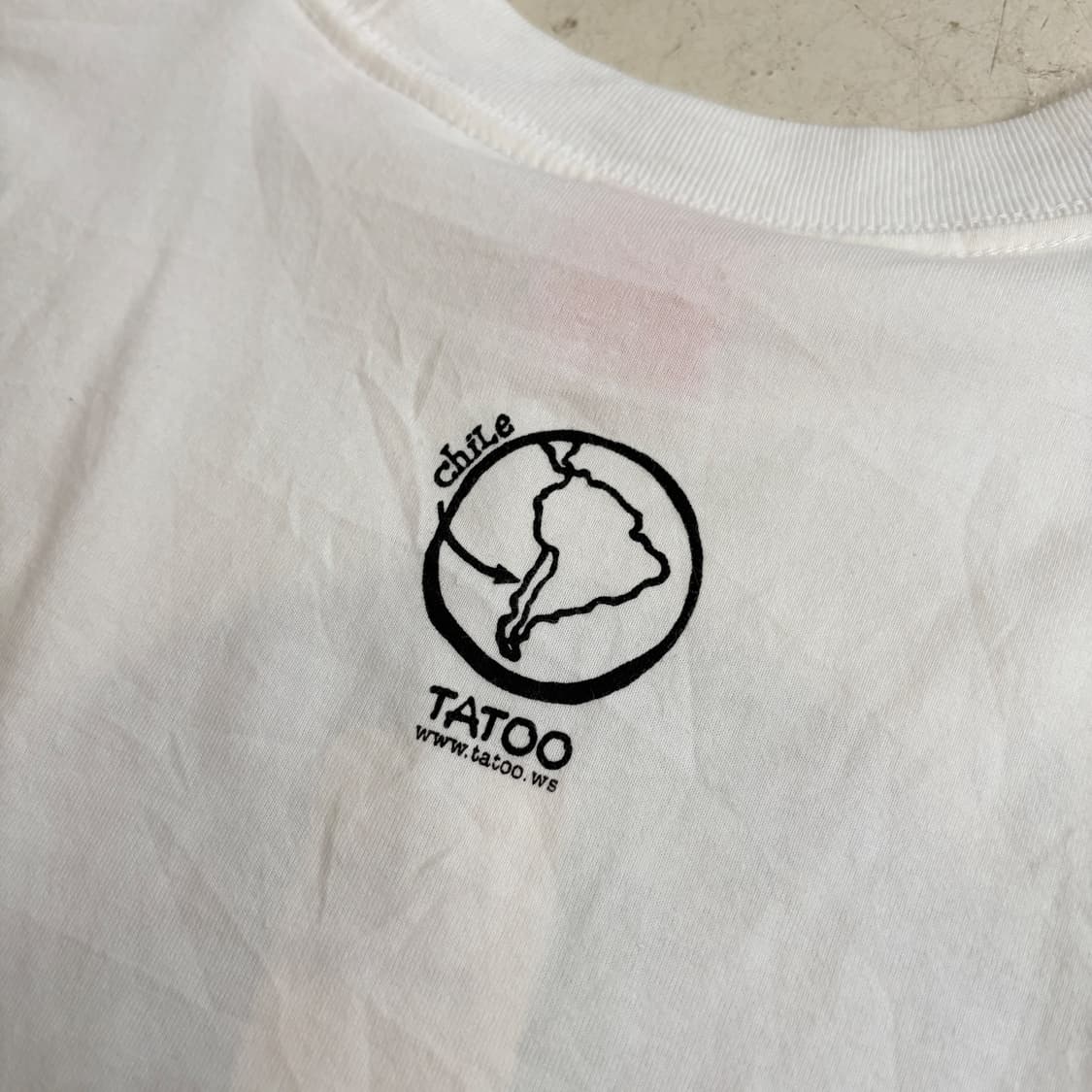 90s Tatoo Chile 빈티지 싱글스티치 반팔티 M 상품이미지9