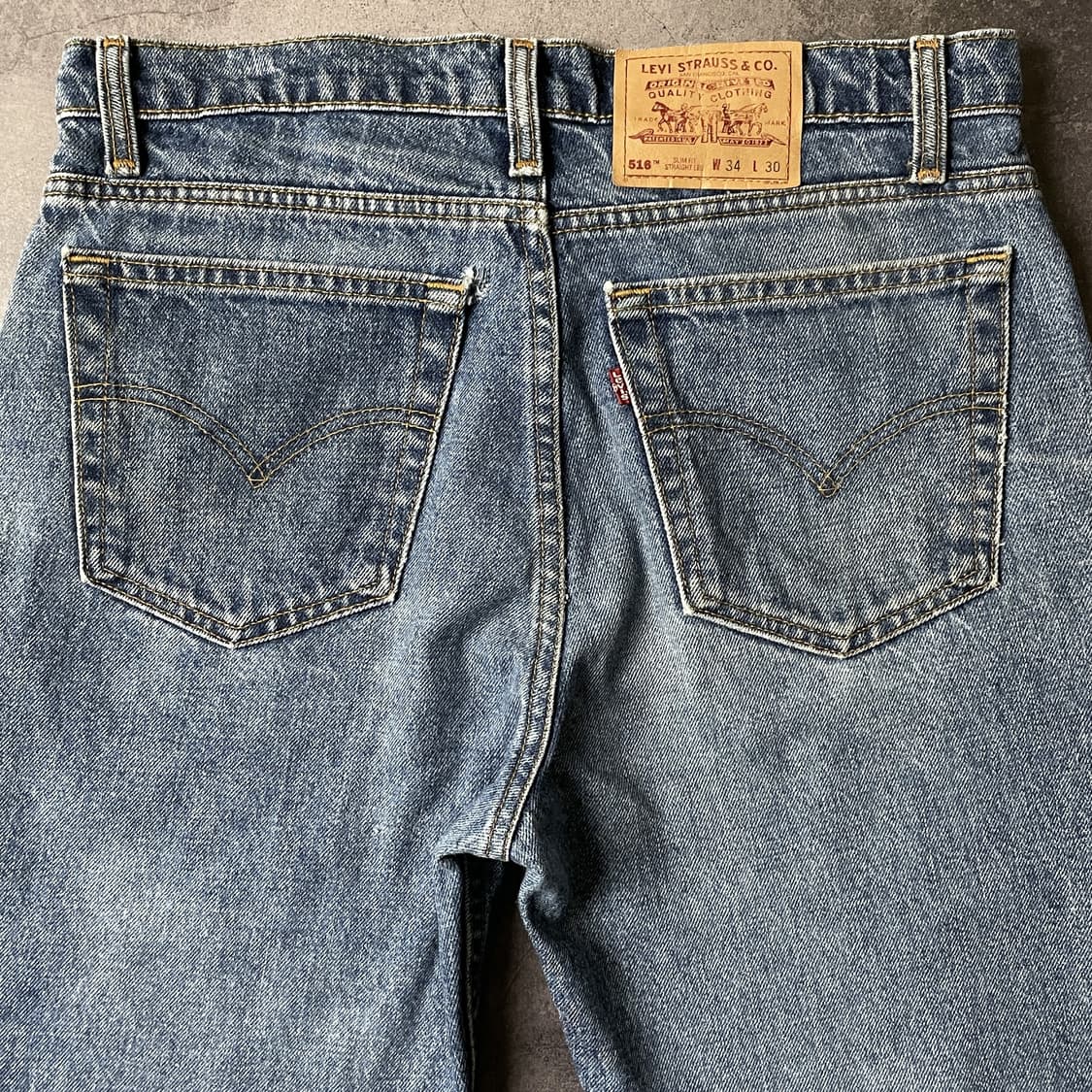 LEVI'S 리바이스516 레귤러 스트레이트핏 데님 팬츠 A00714 상품이미지7