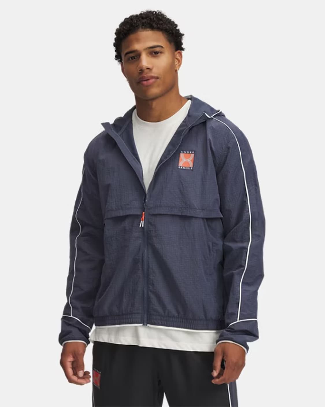 언더아머 UA런 96 바람막이 네이비색 L사이즈 상품이미지8