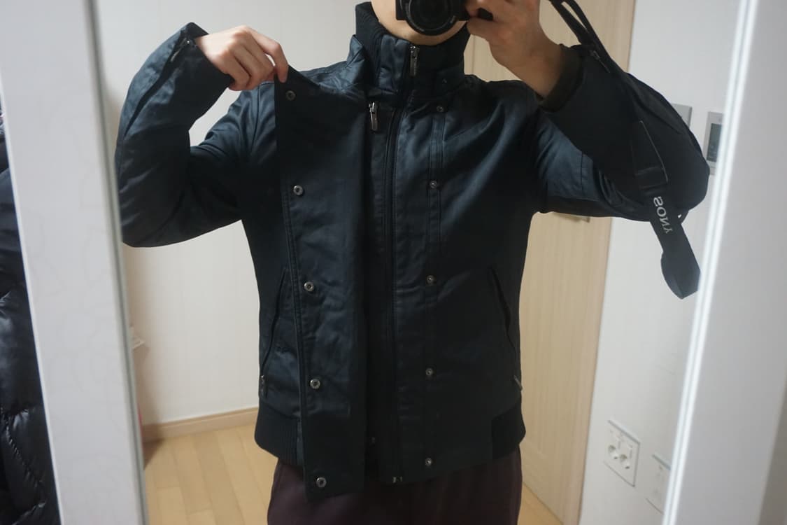 (100) 우영미 솔리드옴므 하이넥 자켓 상품이미지8