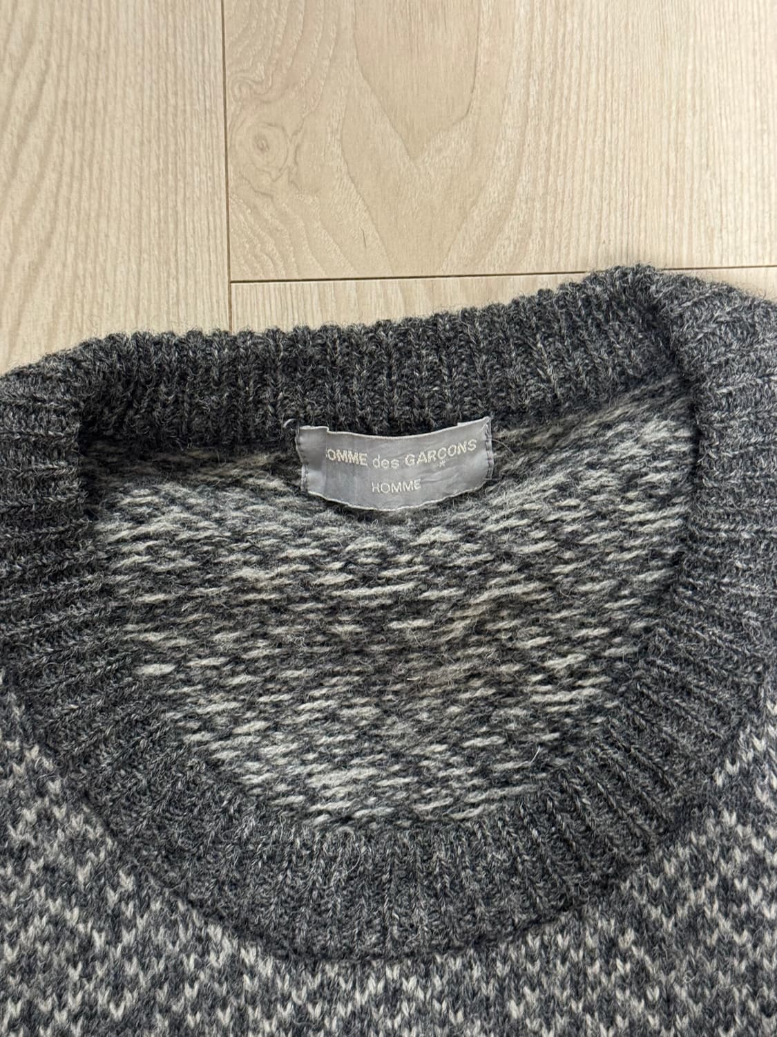 00s Comme des Garcons Homme wool knit 상품이미지2