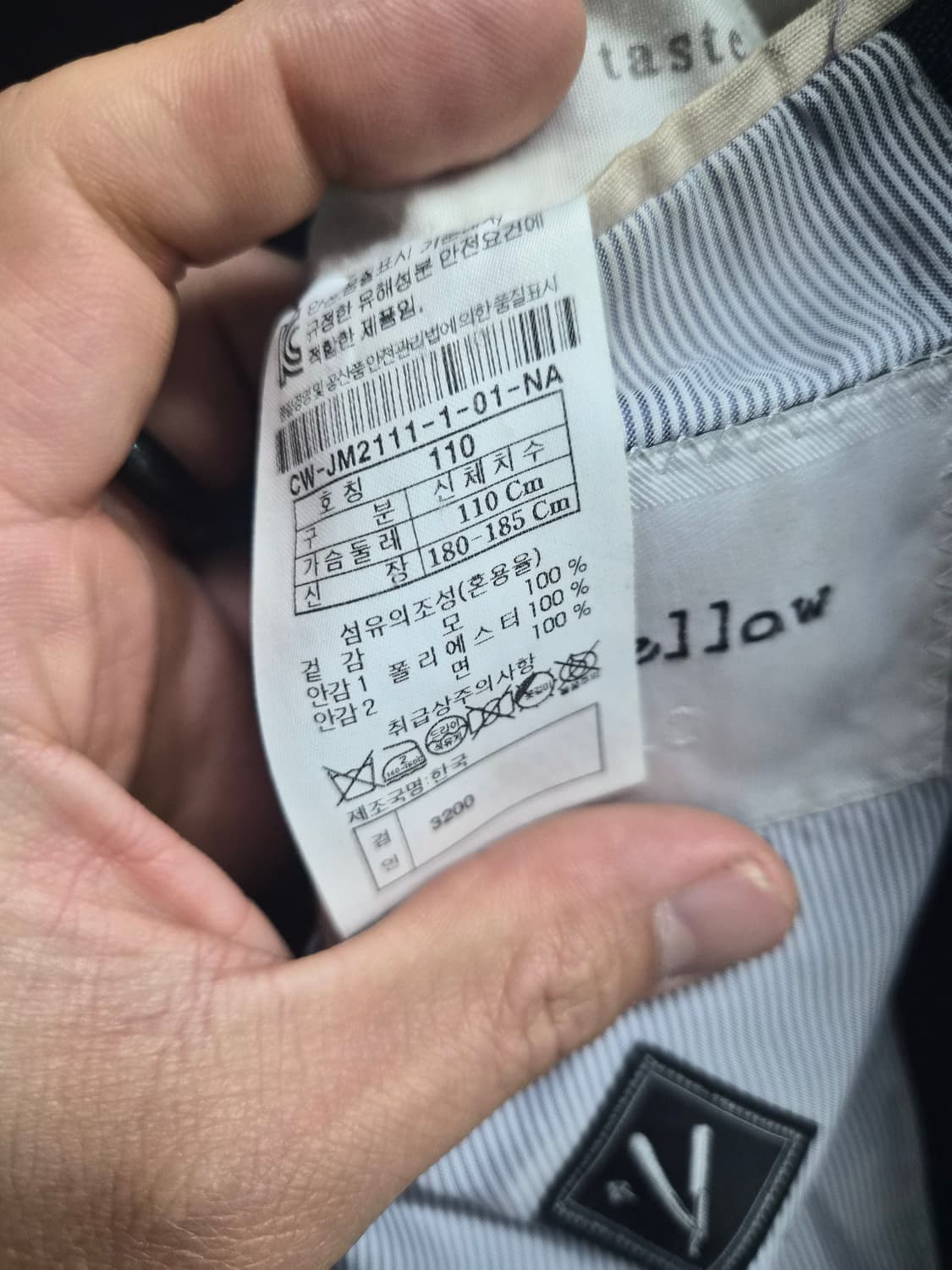 110) 커스텀 멜로우 네이비 블레이저 팝니다 상품이미지6