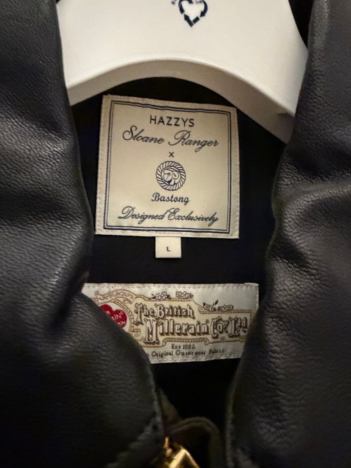 [새제품, L] 헤지스 x 바스통 왁스드 자켓 m1942 상품이미지2