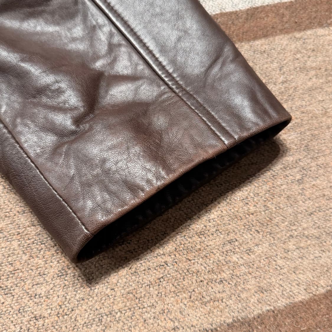 YSL 입생로랑 램스킨 레더 자켓 105 양가죽 상품이미지9