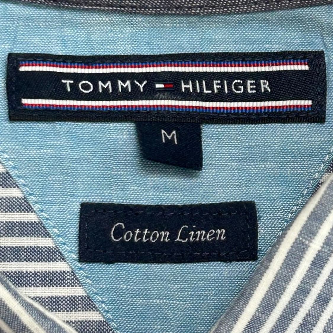 TOMMY HILFIGER 옥스퍼드 스트라이프 셔츠 M 상품이미지5