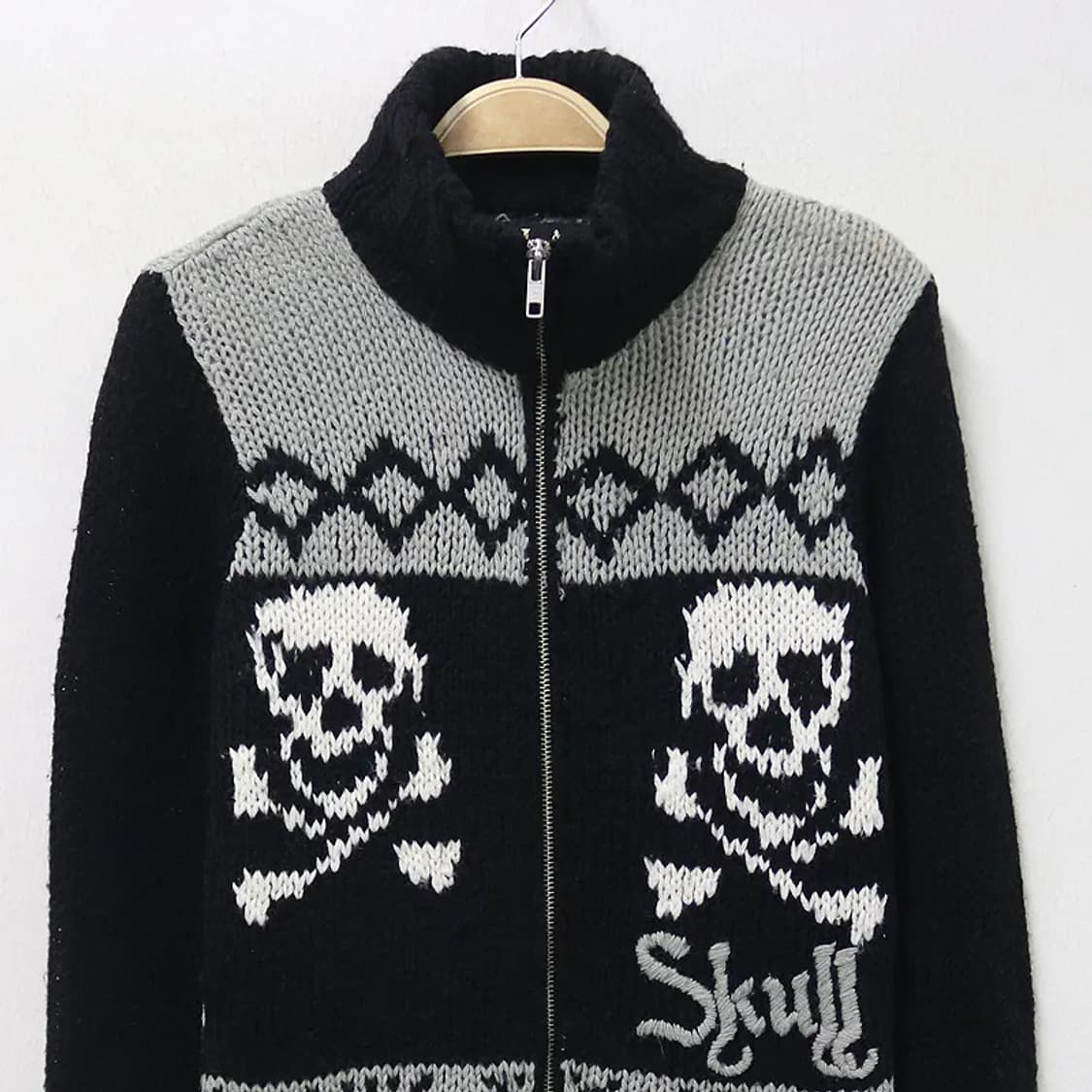 L.A. 고스로리 울 혼방 스컬 가디건 62254 상품이미지3