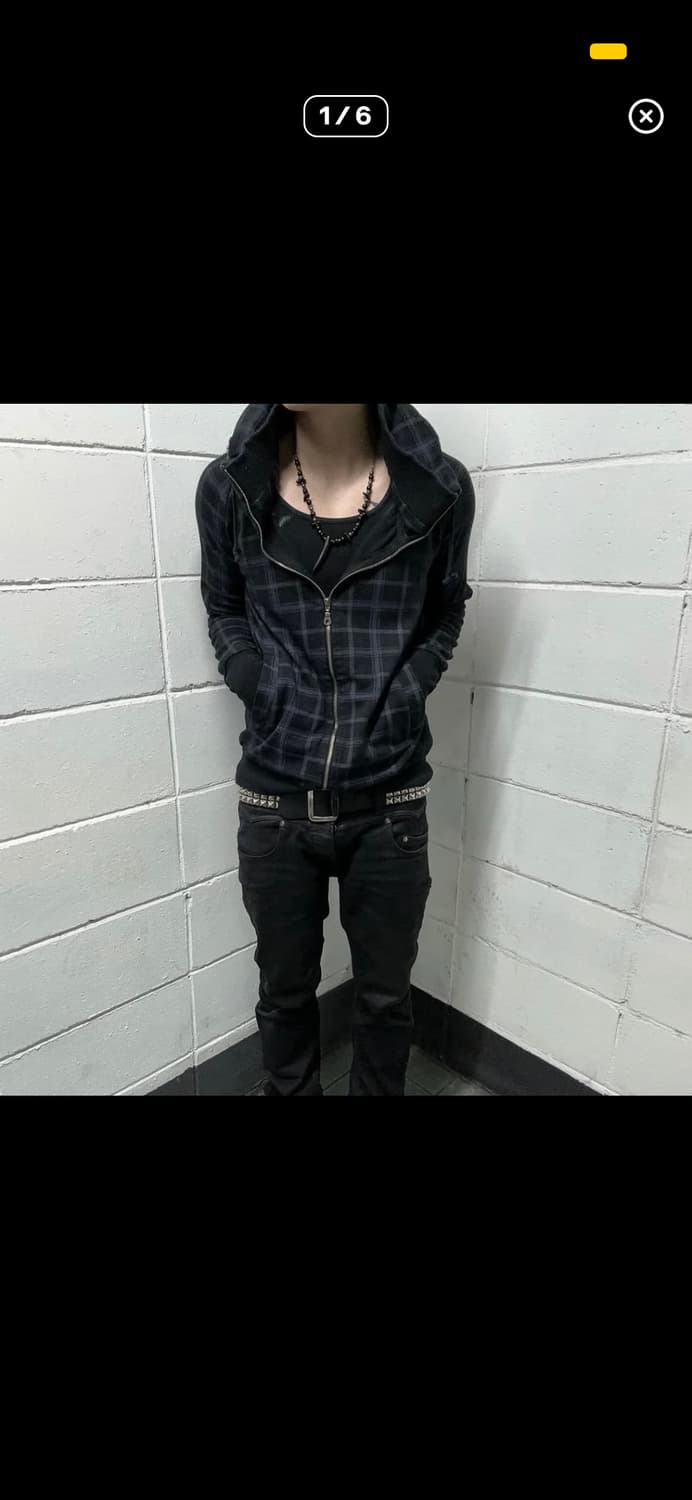 Y2K tartan bono jacket 상품이미지1