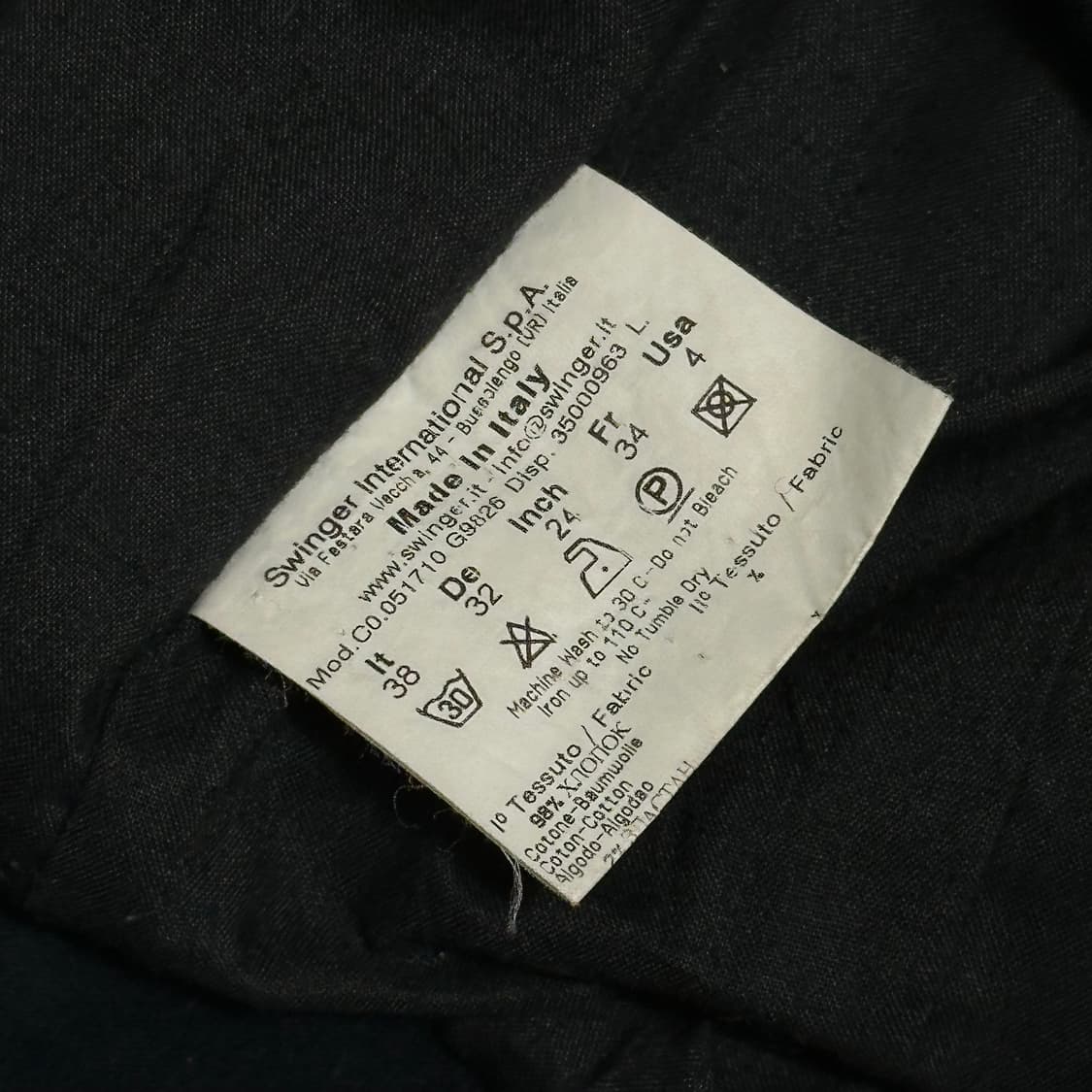 00s 비비안 웨스트우드 코튼 바이커자켓 상품이미지9