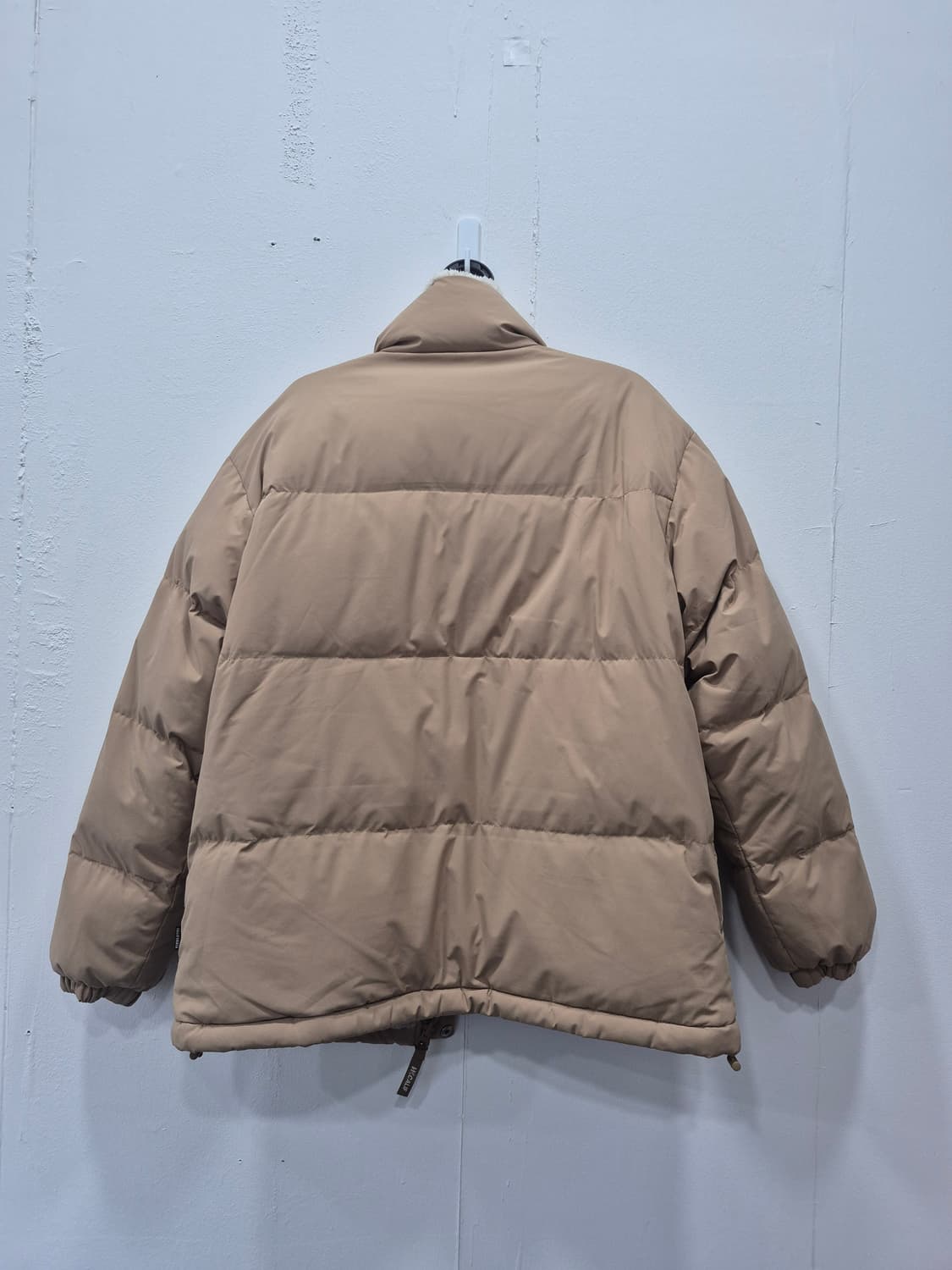 후아유 양면 후리스 패딩 오버핏 S 상품이미지4