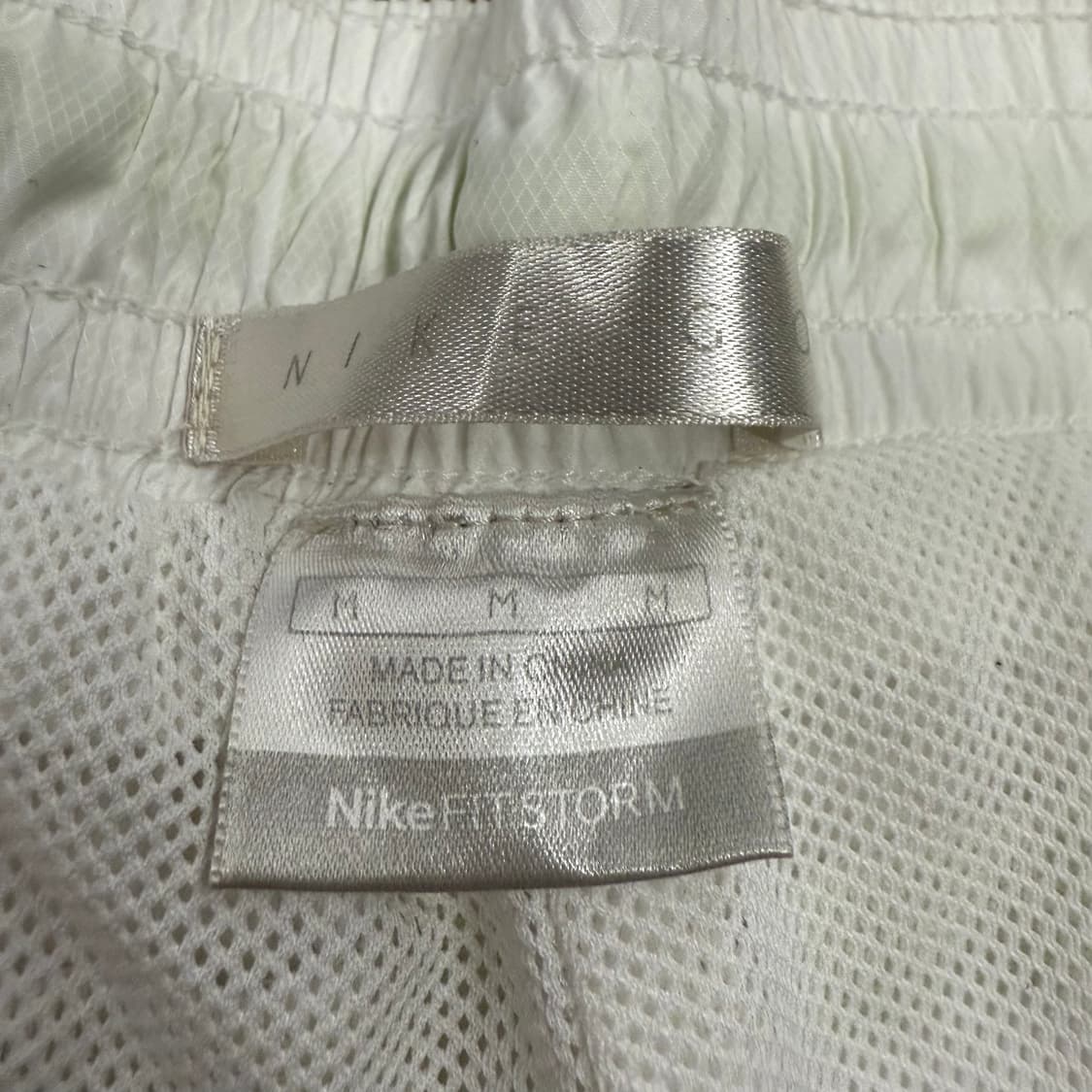 [정품/M] 나이키 화이트 트랙 팬츠 라인 포인트 b8 상품이미지4