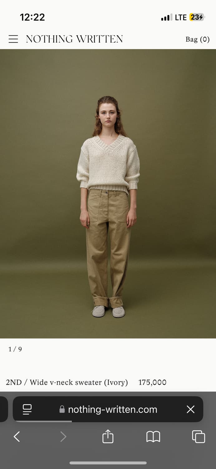 낫띵리튼 니트 상품이미지2