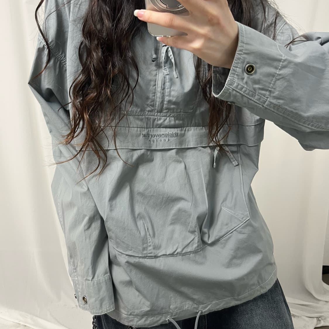 Thisisneverthat gray anorak 상품이미지3