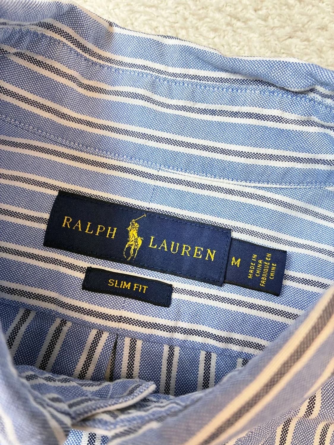 폴로 랄프로렌 시티보이룩 스트라이프 포니 로고 셔츠 PN7478 상품이미지7
