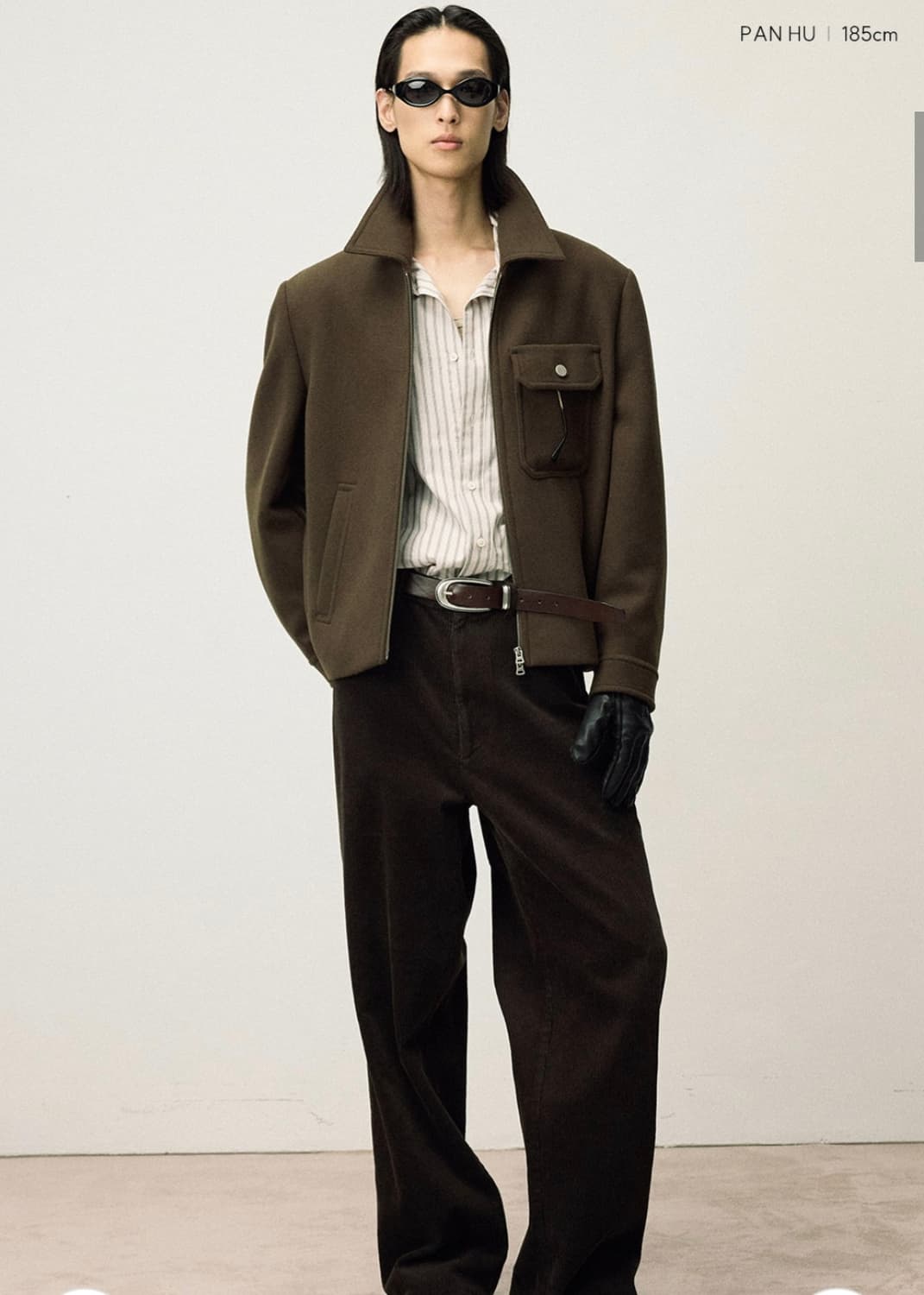 25FW 일꼬르소 슬랜트 포켓 스윙 블루종 자켓 상품이미지2