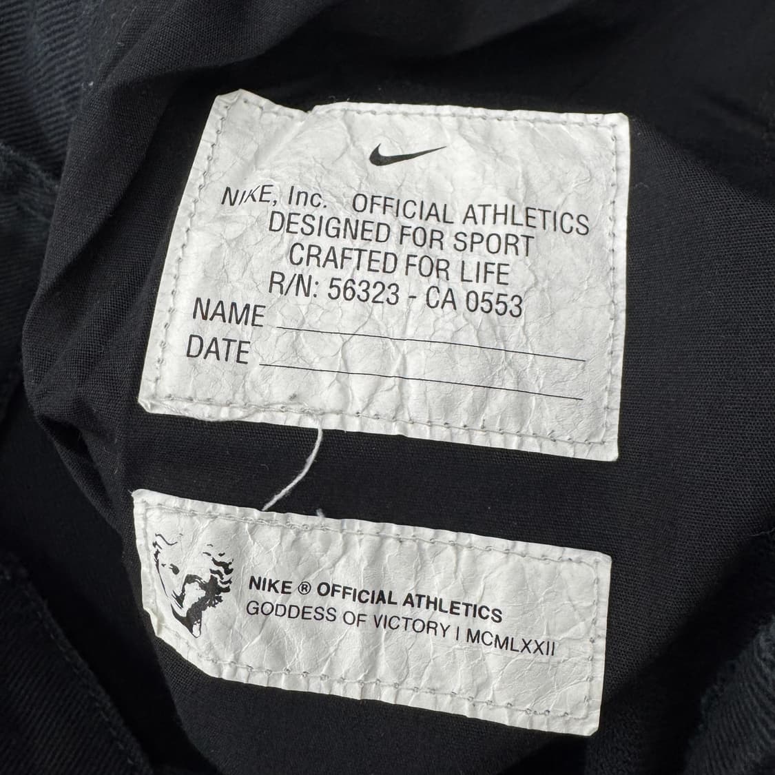 나이키 카펜터 와이드 코튼 워크 팬츠 블랙 상품이미지8