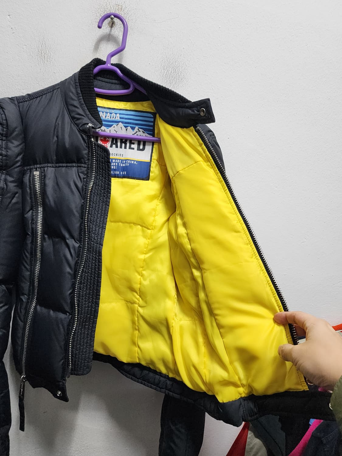 디스퀘어드2 퍼프 숄더 짚 푸퍼 상품이미지7