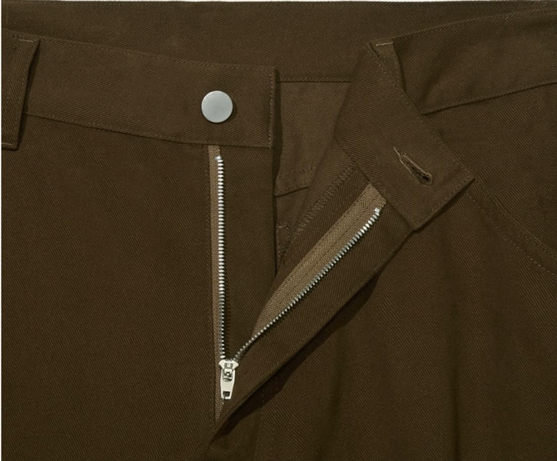 파르티멘토 커브드 절개 와이드 치노팬츠 (크게나옴) 상품이미지5