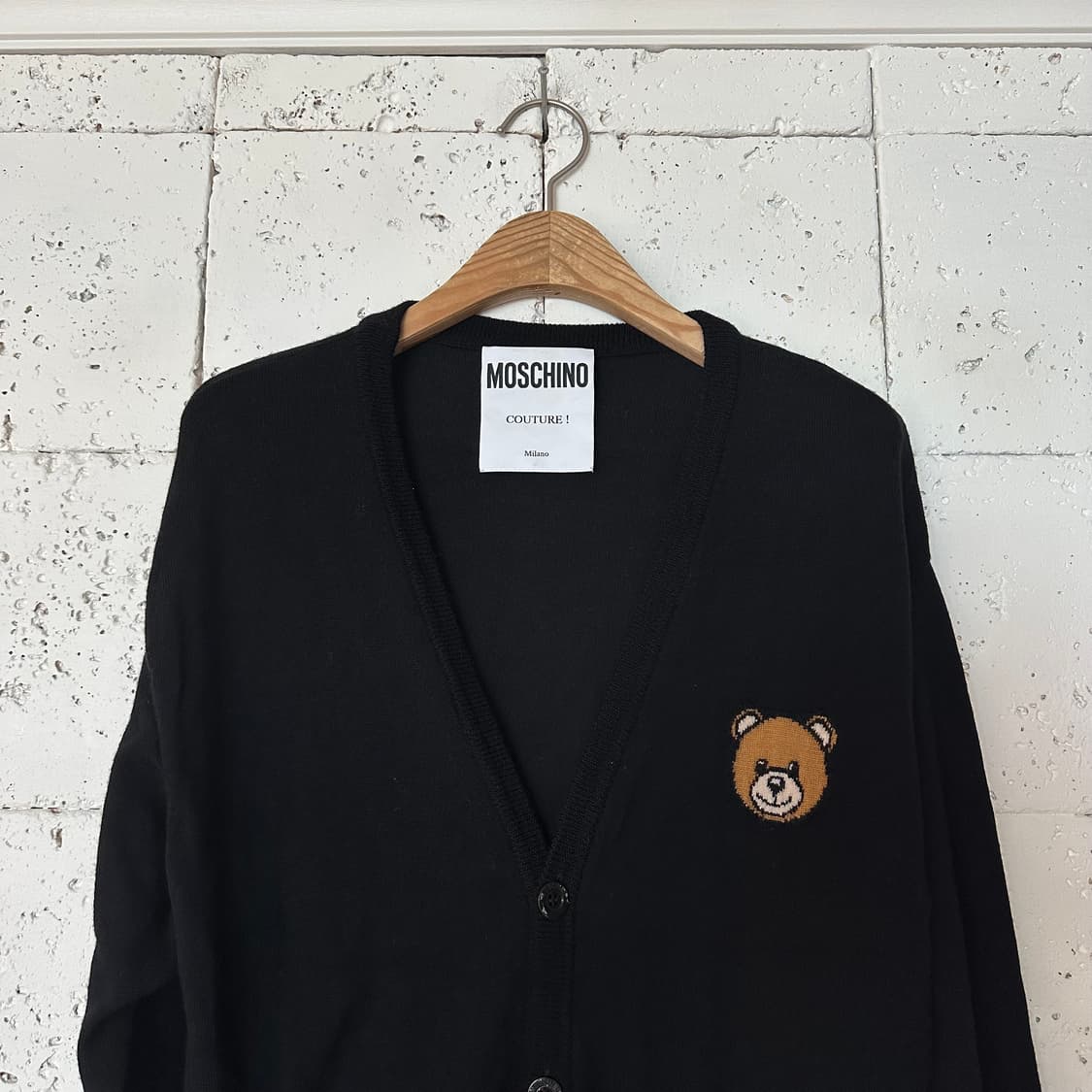 우먼90 모스키노 가디건 블랙 상품이미지2