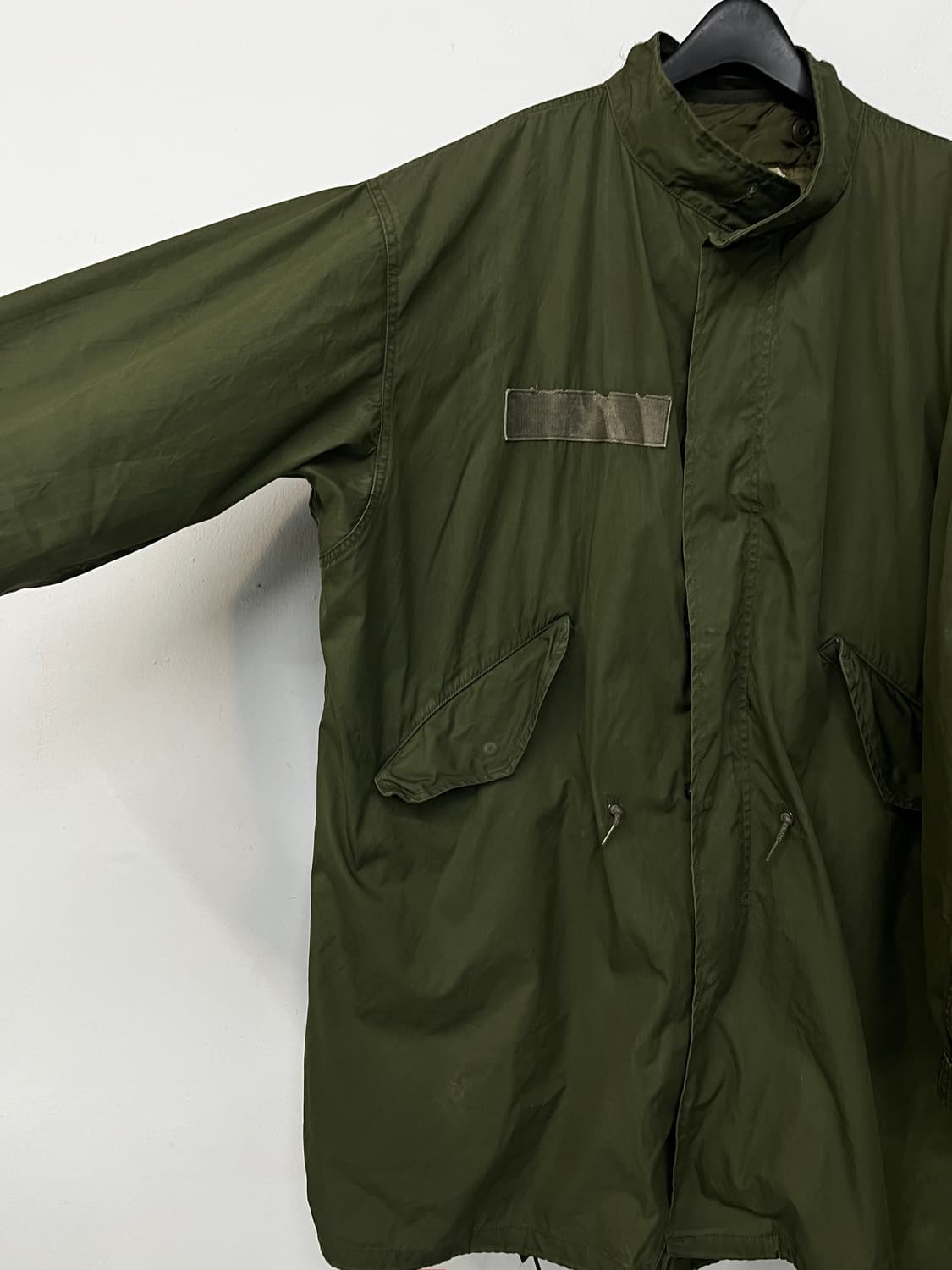 70’s M65 오리지널 피쉬테일 밀리터리 개파카 상품이미지2