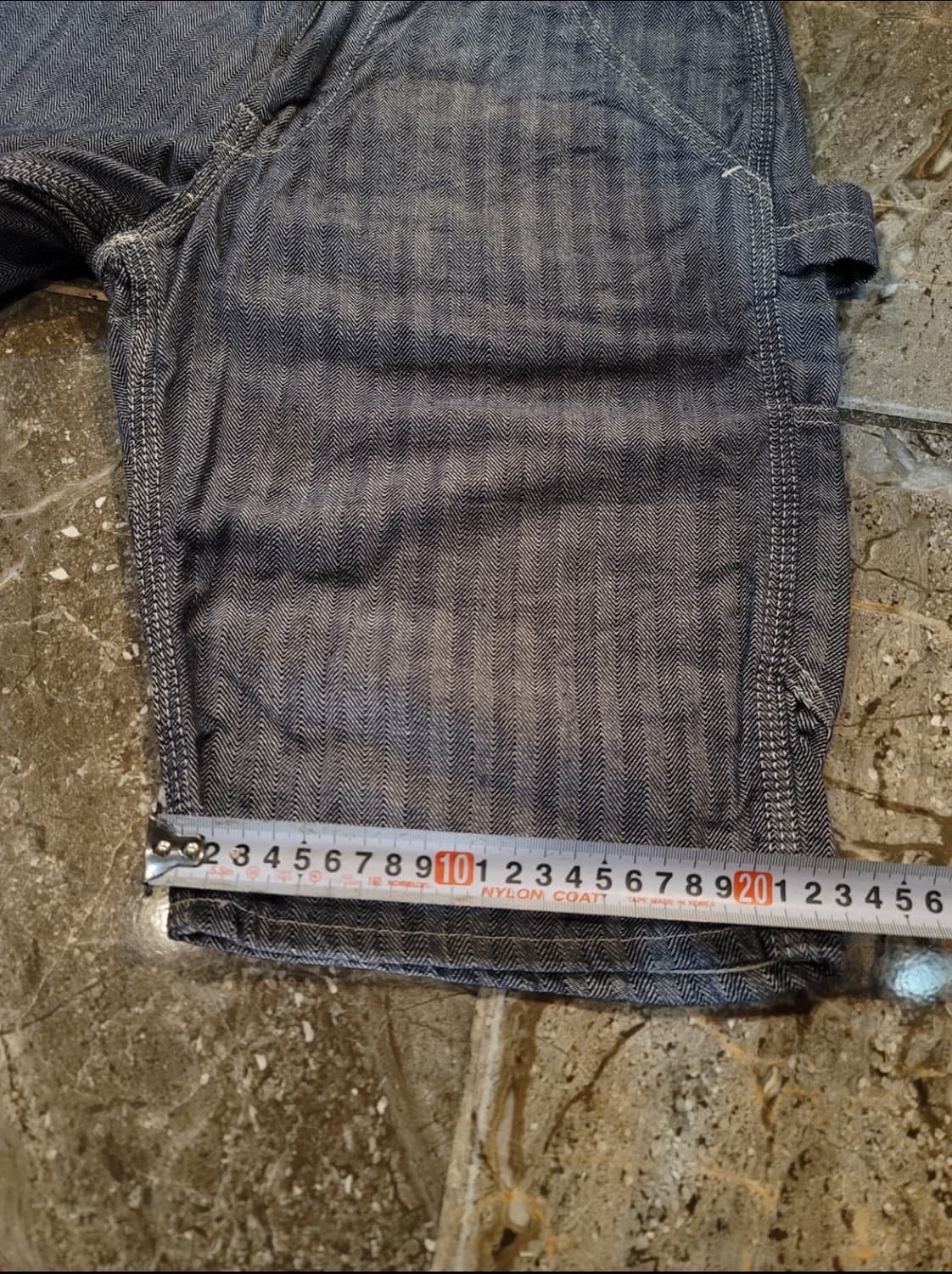 리얼맥코이 헤링본 카펜터 하프팬츠 상품이미지8