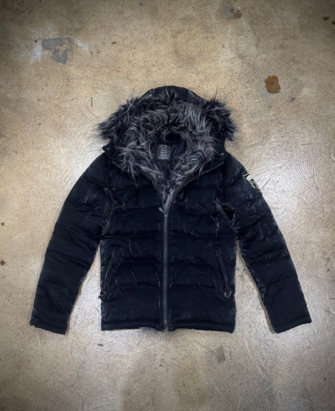 MIDAS Down Jacket Double Zip Glossy Blac 상품이미지1