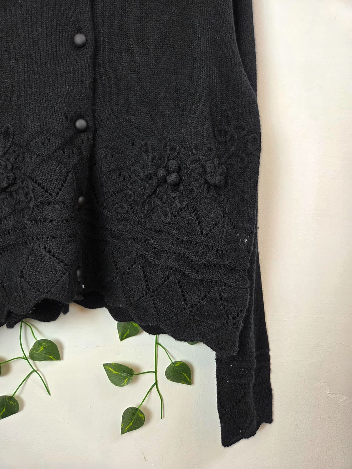 입체 디테일 울가디건 상품이미지3