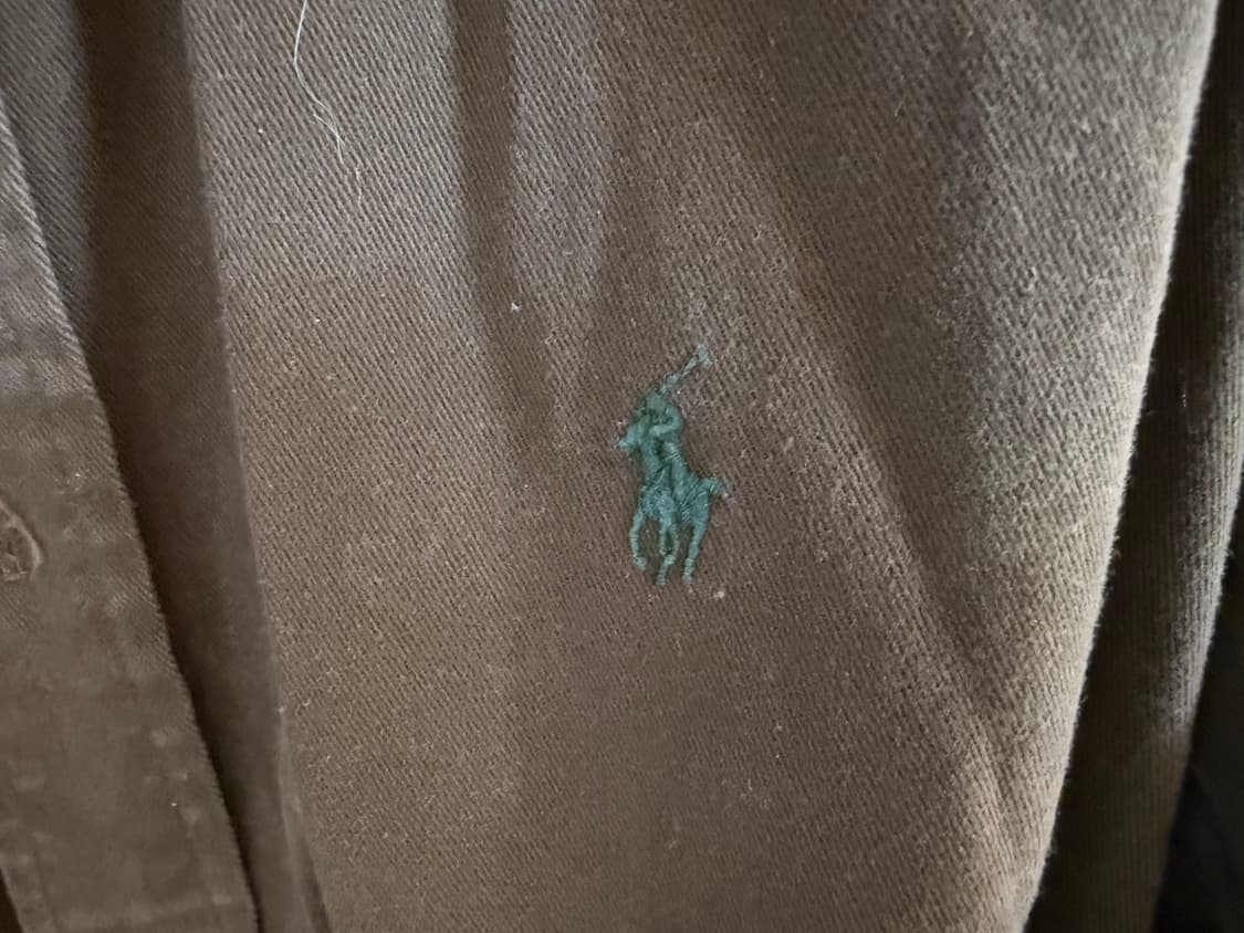 폴로 랄프로렌 블레이크 셔츠 XL 갈색 상품이미지3