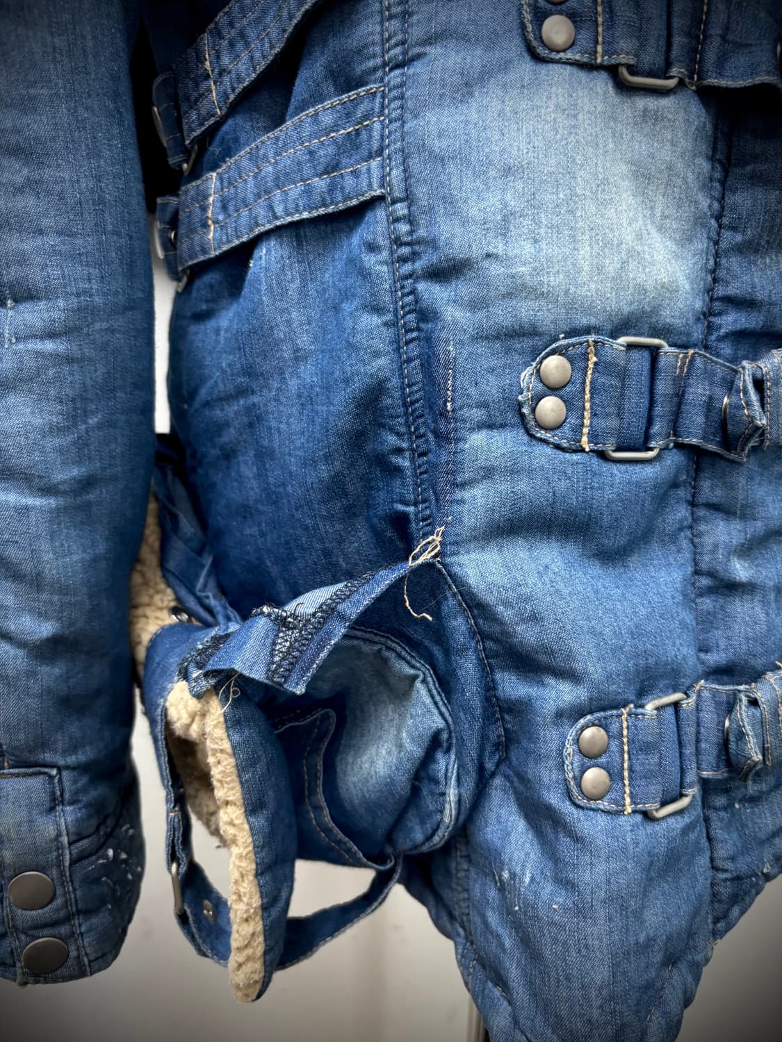 Rare 00’s Design Buckle Detail Racoon’s  상품이미지8