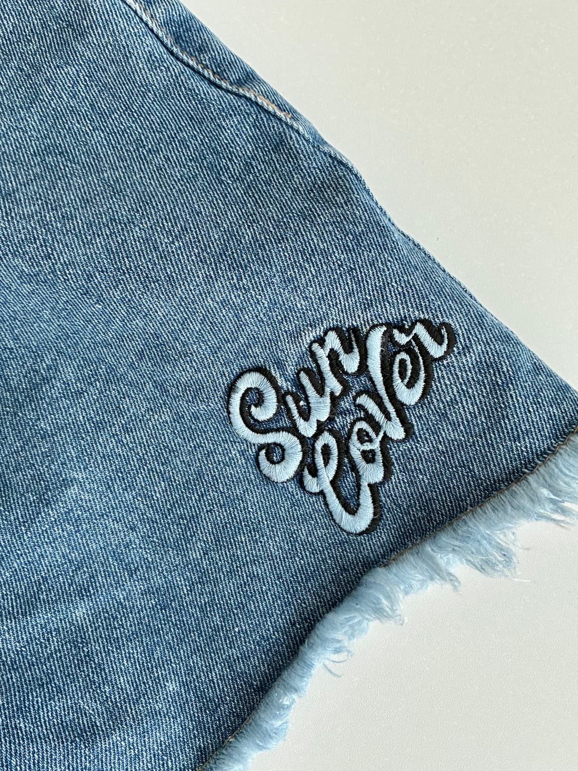 S) 한섬 SJYP 하이웨이스트 데님 쇼츠 상품이미지5