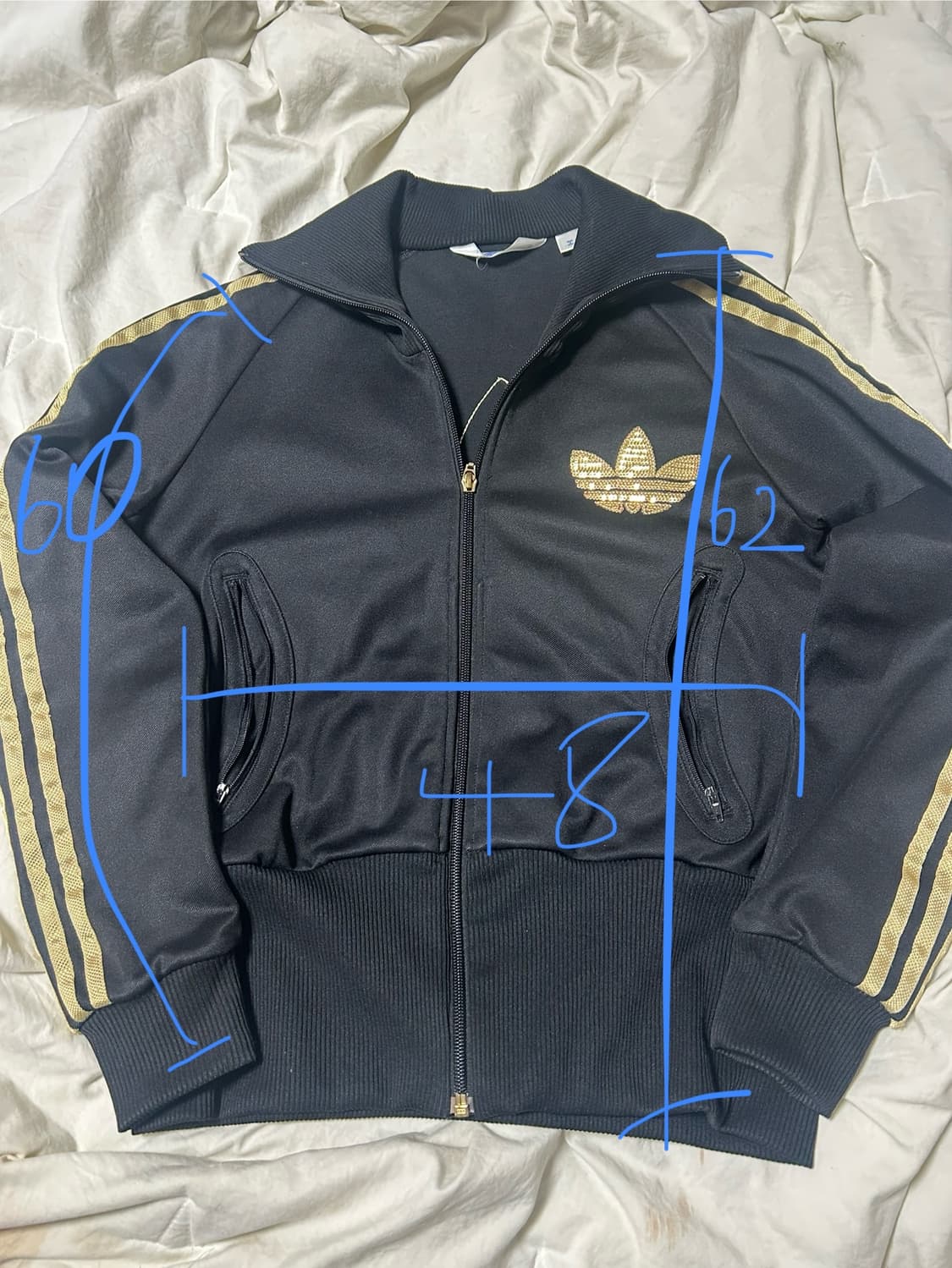 아디다스 검금 스팽글 져지 상품이미지6