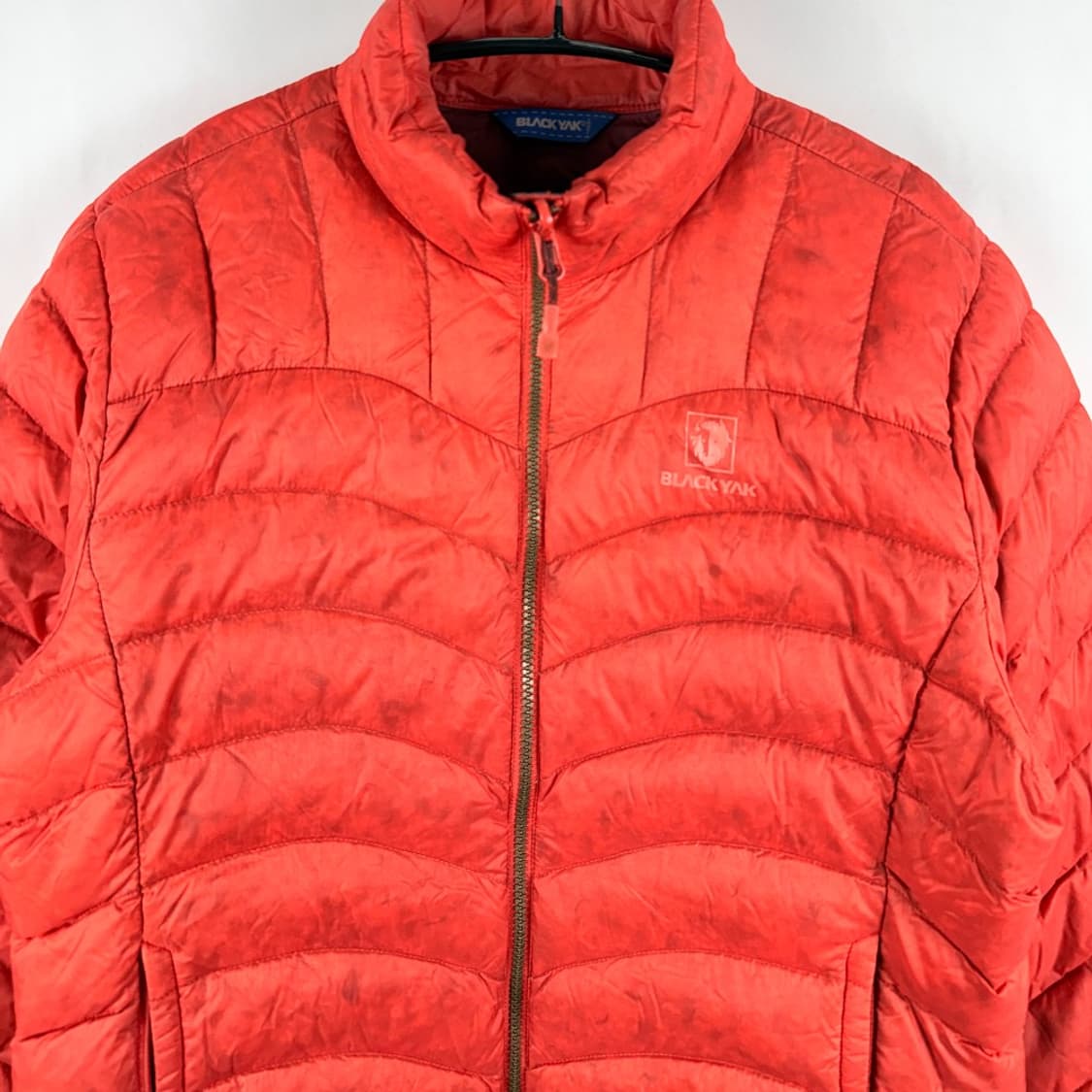 (100) 블랙야크 구스다운 경량패딩 오렌지 상품이미지3