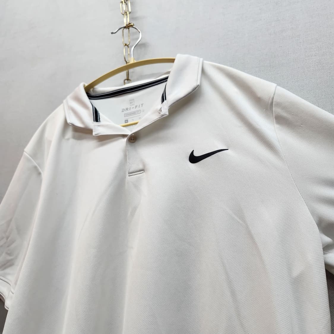 나이키 드라이핏 로고자수 기능성 반팔카라 XL(L) 상품이미지3