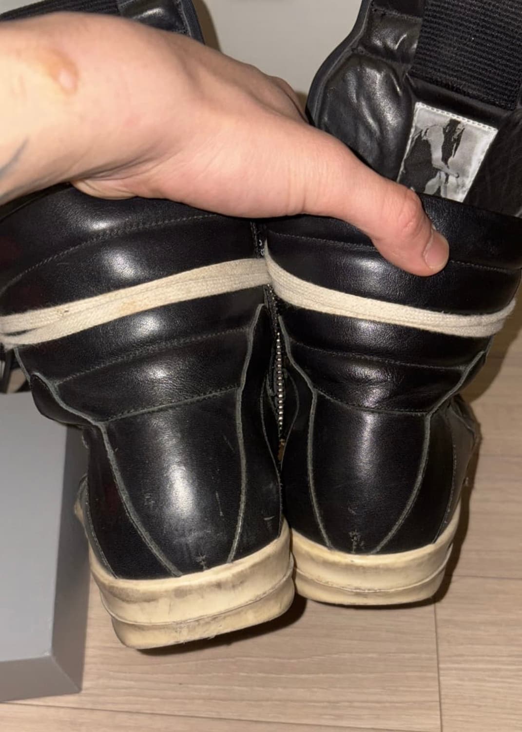 릭오웬스 지오바스켓 검검 41.5 상품이미지4