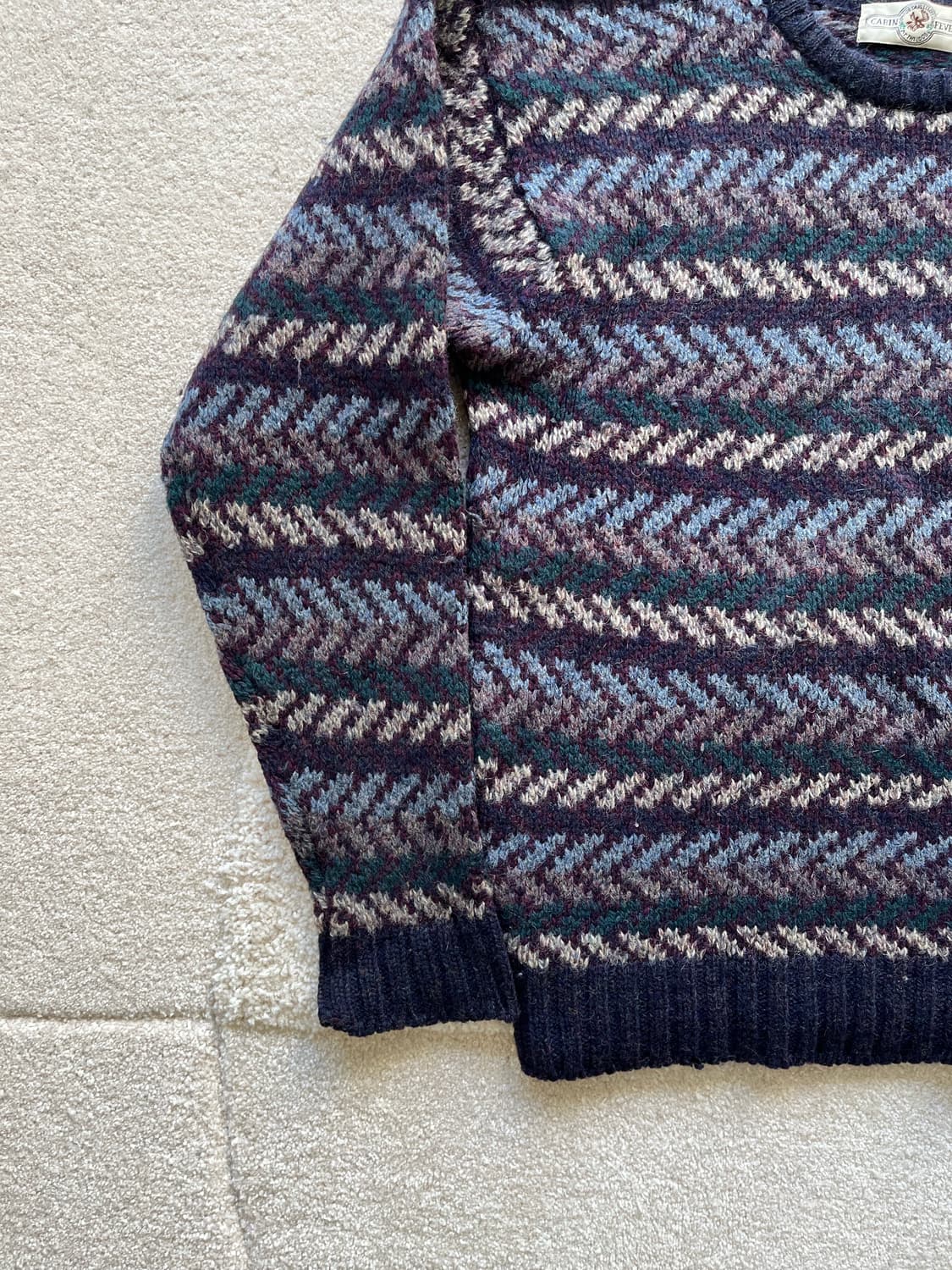 케빈피버 100% 버진 셔틀랜드 헤비울 니트 (103-105) 상품이미지5