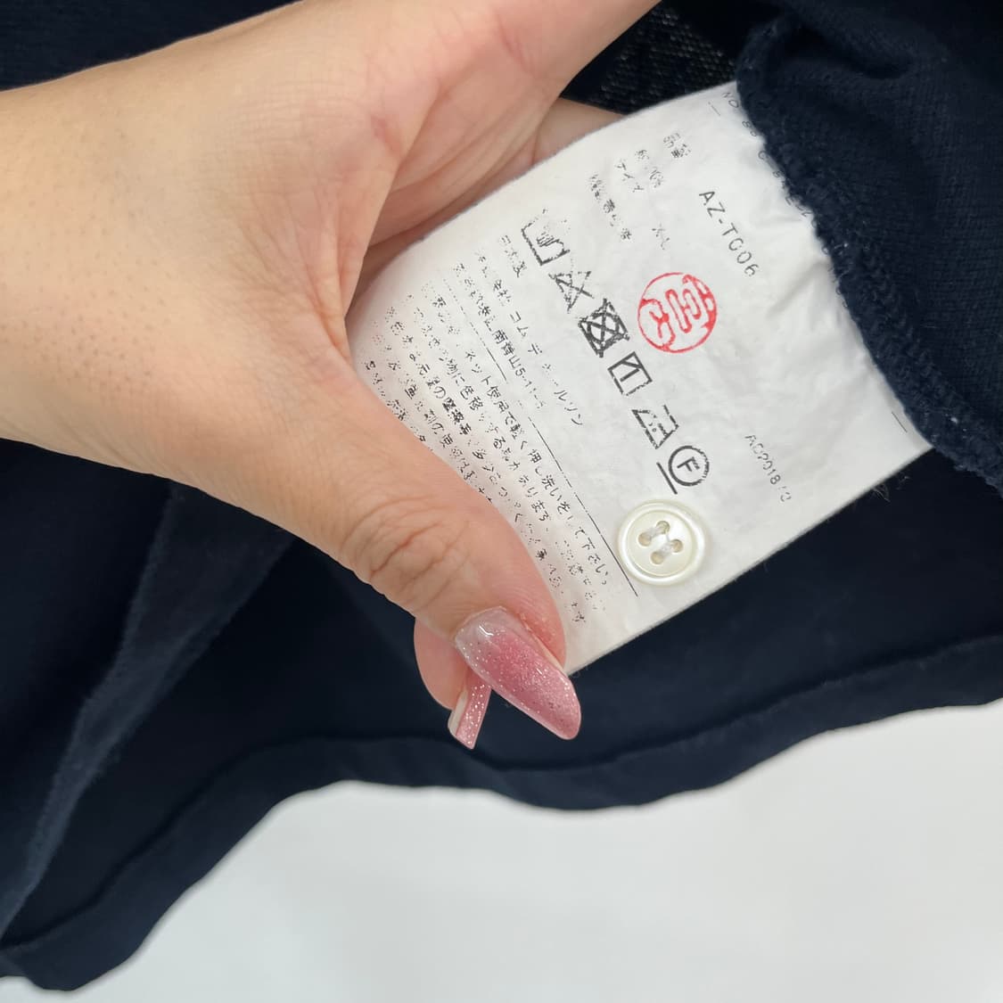 꼼데가르송 플레이 하트와펜 네이비 폴로 반팔 카라티 상품이미지7