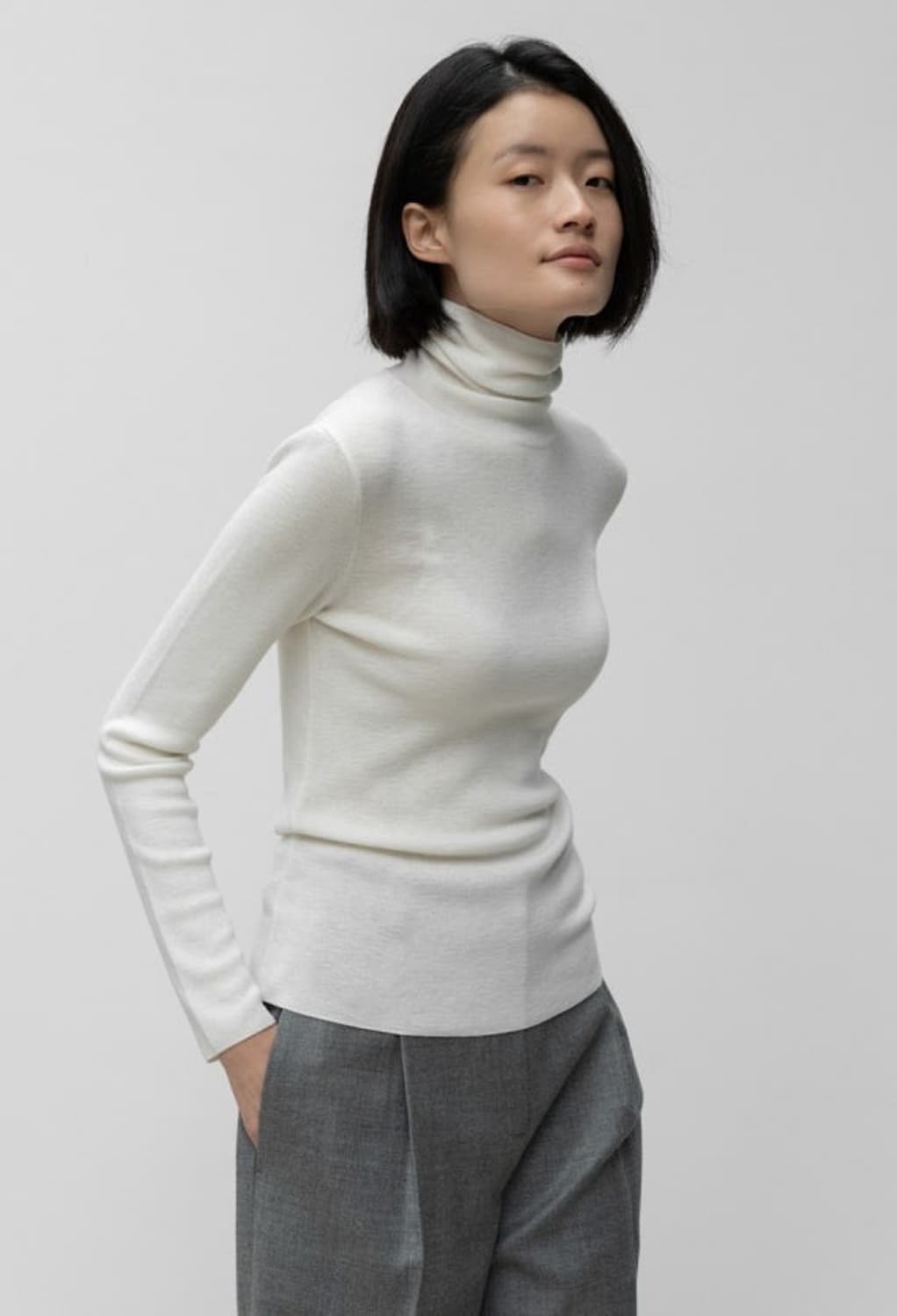 오르 울 폴라 니트 새상품 상품이미지2