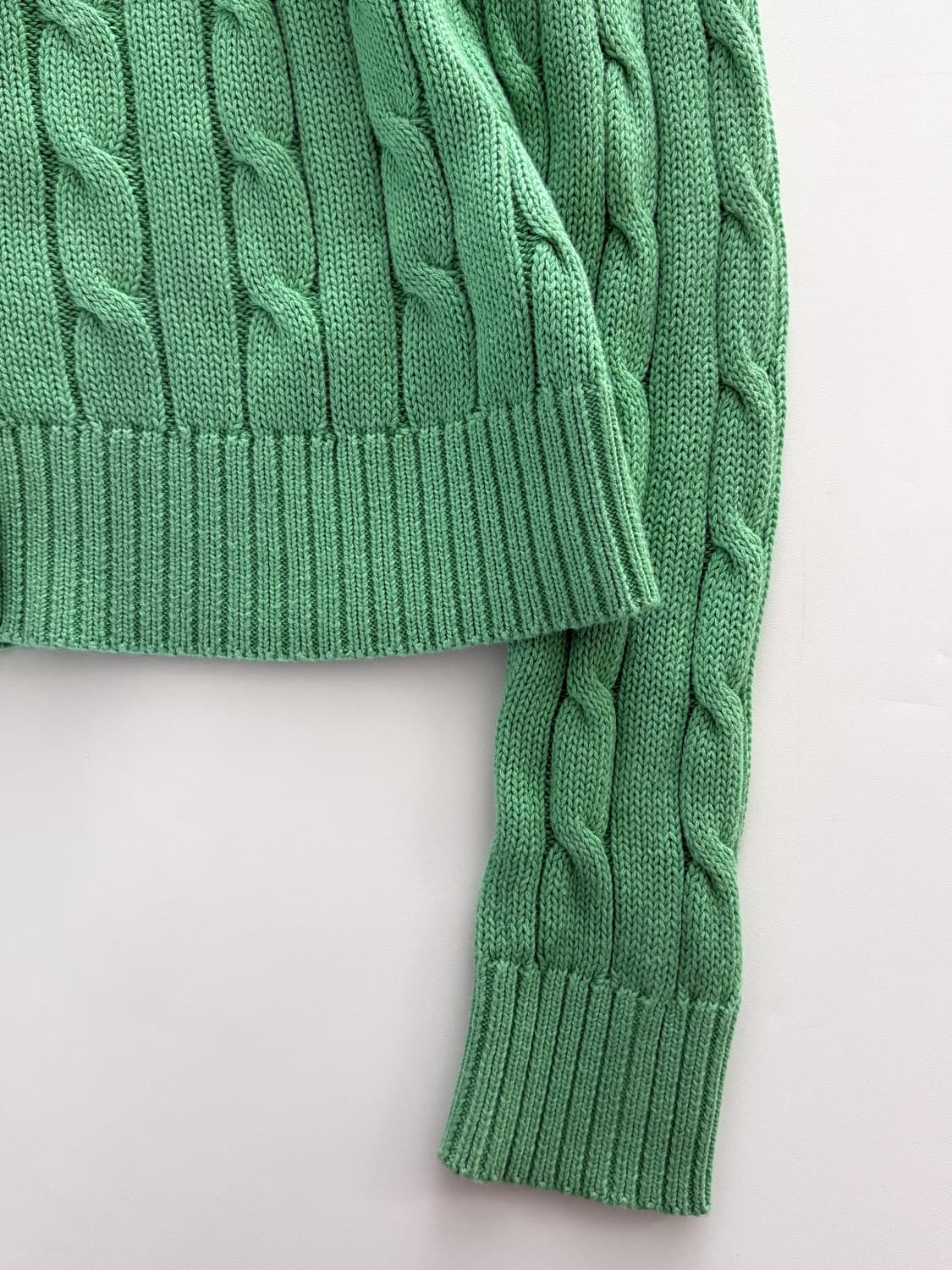 Polo 폴로 랄프로렌 신형 우먼라인 피마코튼 케이블 가디건 상품이미지4