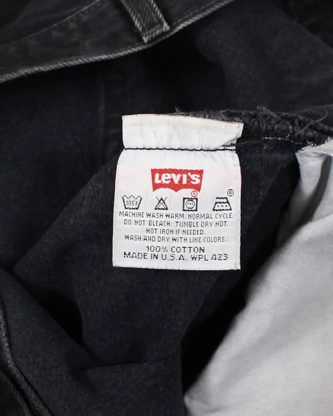 1997 USA 리바이스 501-0660 블랙 데님 팬츠 빈티지 미국제 상품이미지4