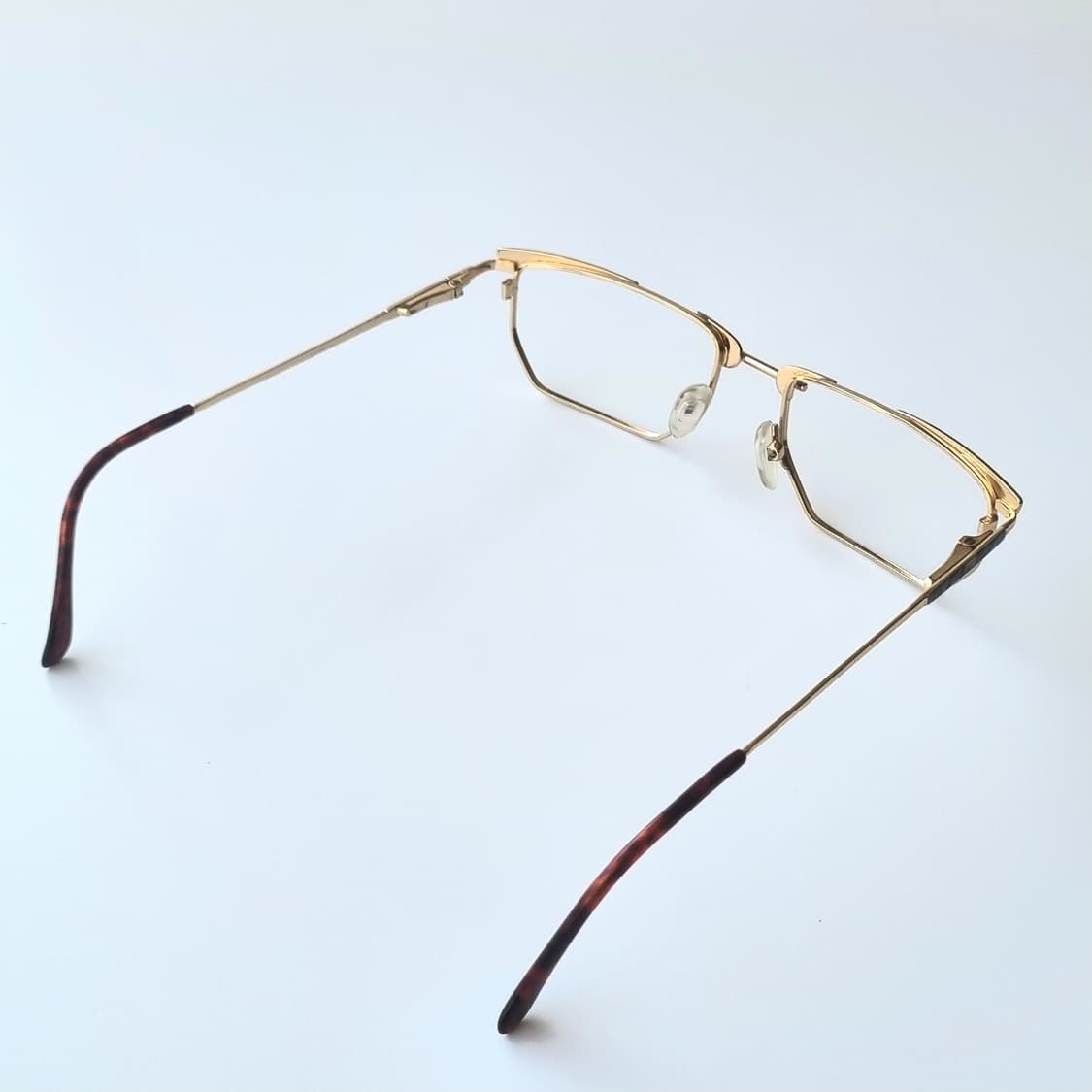 데드스탁 90's 레트로 골드 다각 포인트 안경테 190 상품이미지5