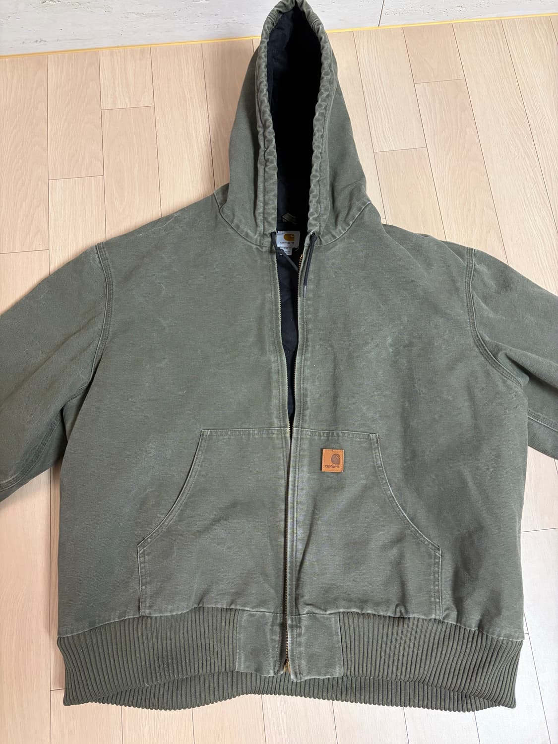 [2XL]칼하트 액티브자켓 J130 ARG 아미그린 상품이미지1