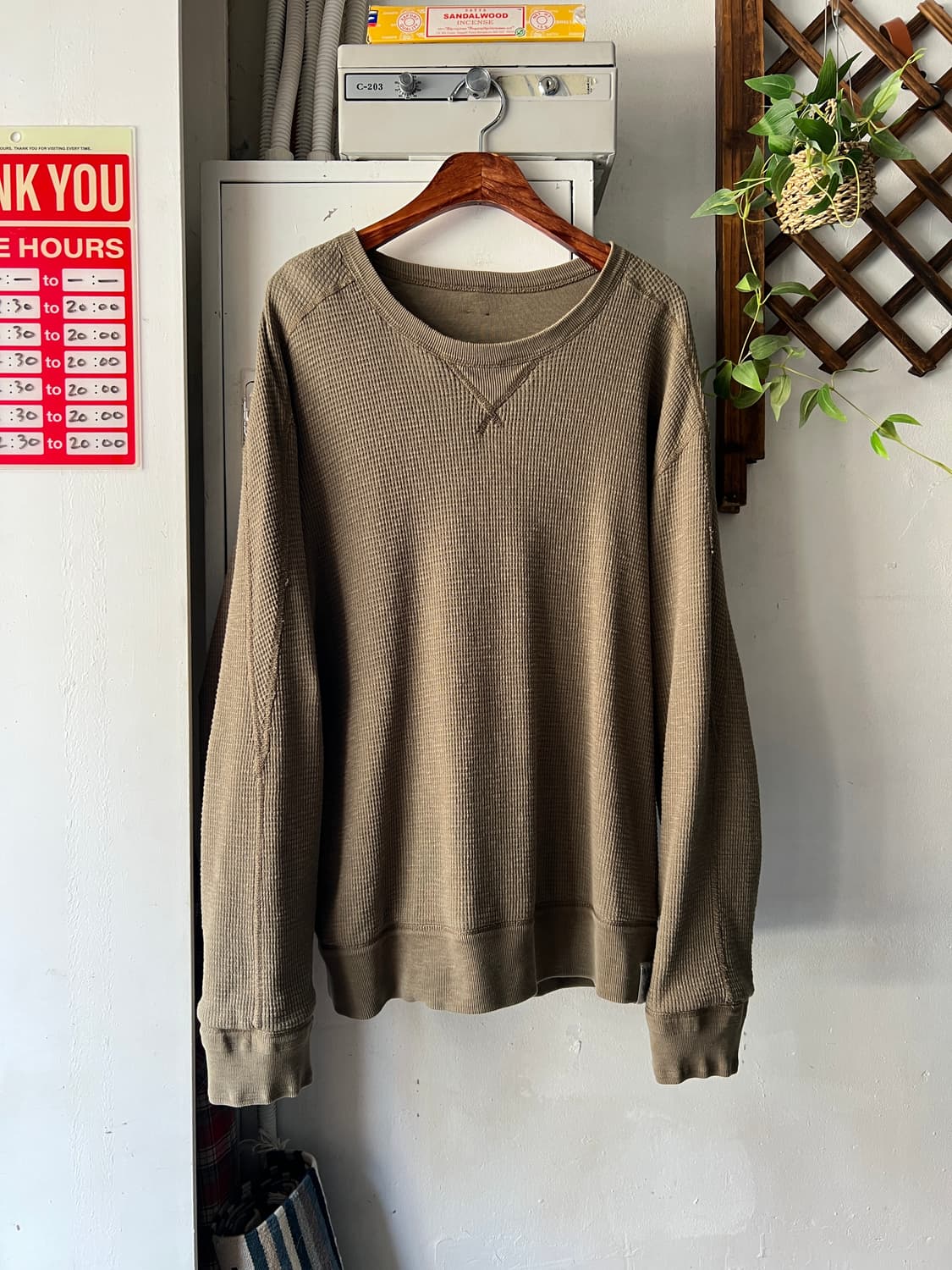 [XL]폴로 랄프로렌 리버시블 카키 써멀 스웻셔츠 상품이미지2