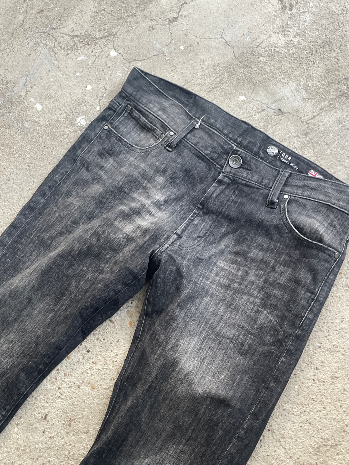 grey wash straight jeans 상품이미지5
