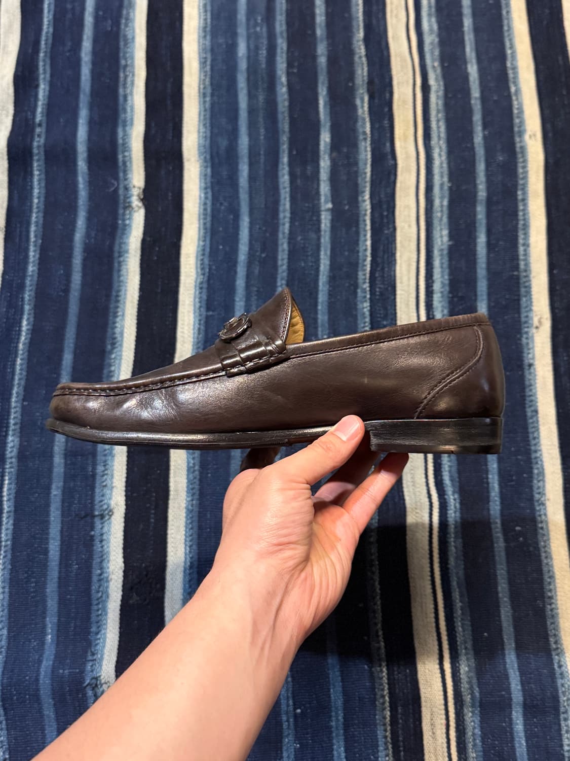 260mm ) FERRAGAMO Gancini Loafer 상품이미지5