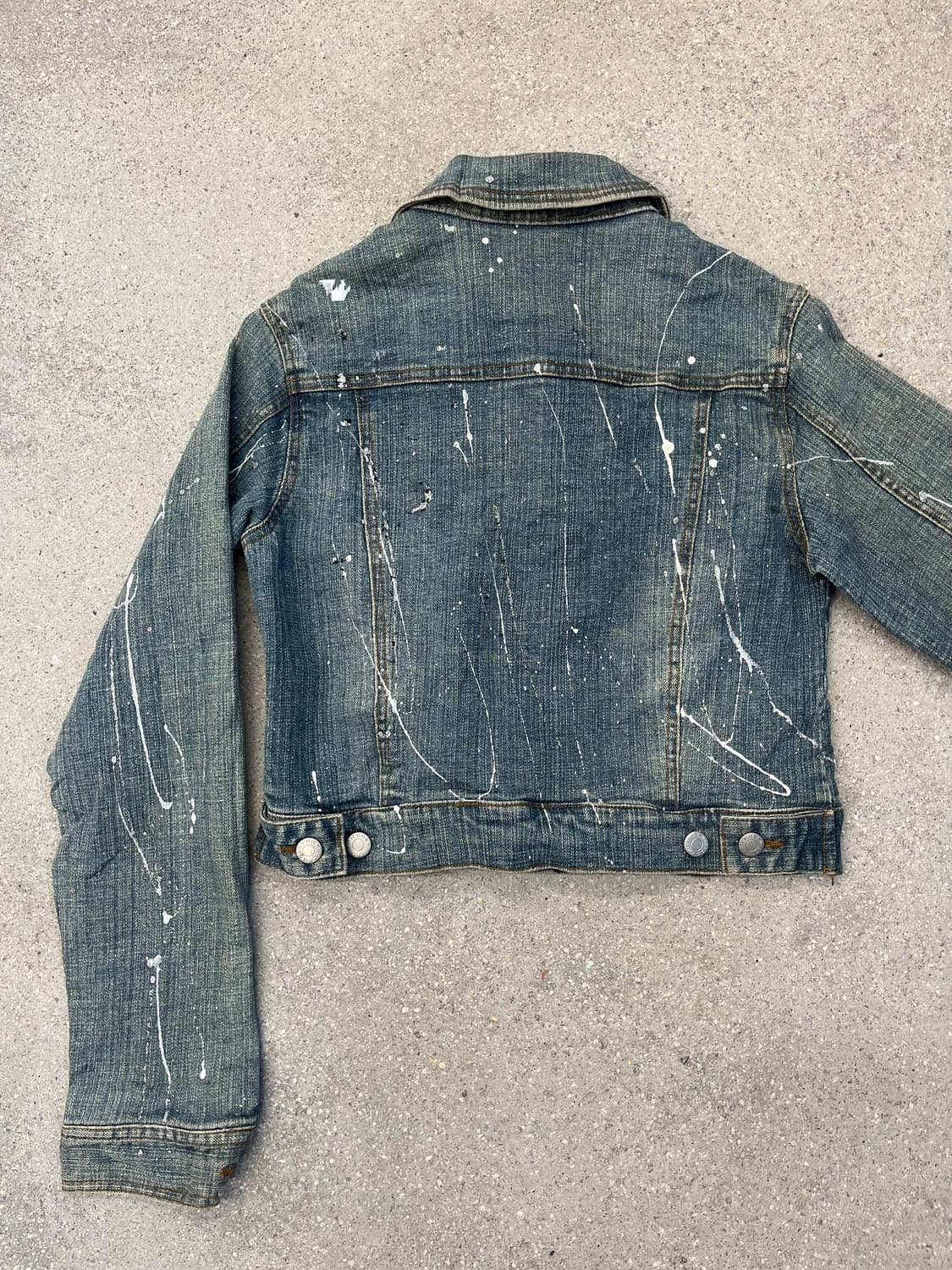 S.P.R 페인팅 데님 자켓 상품이미지4