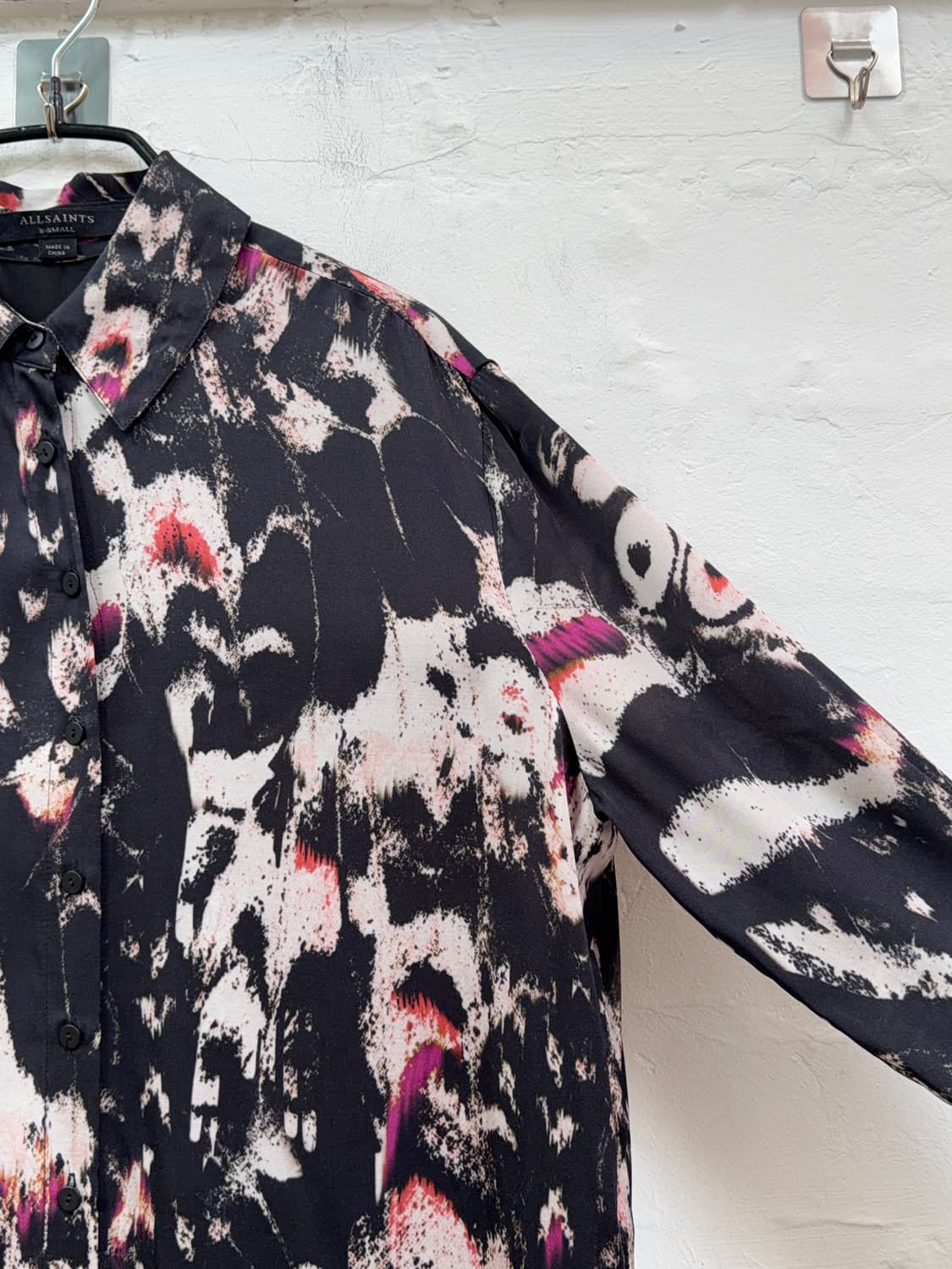 AllSaints 올세인츠 안냐 윙 셔츠 드레스 XS 상품이미지4