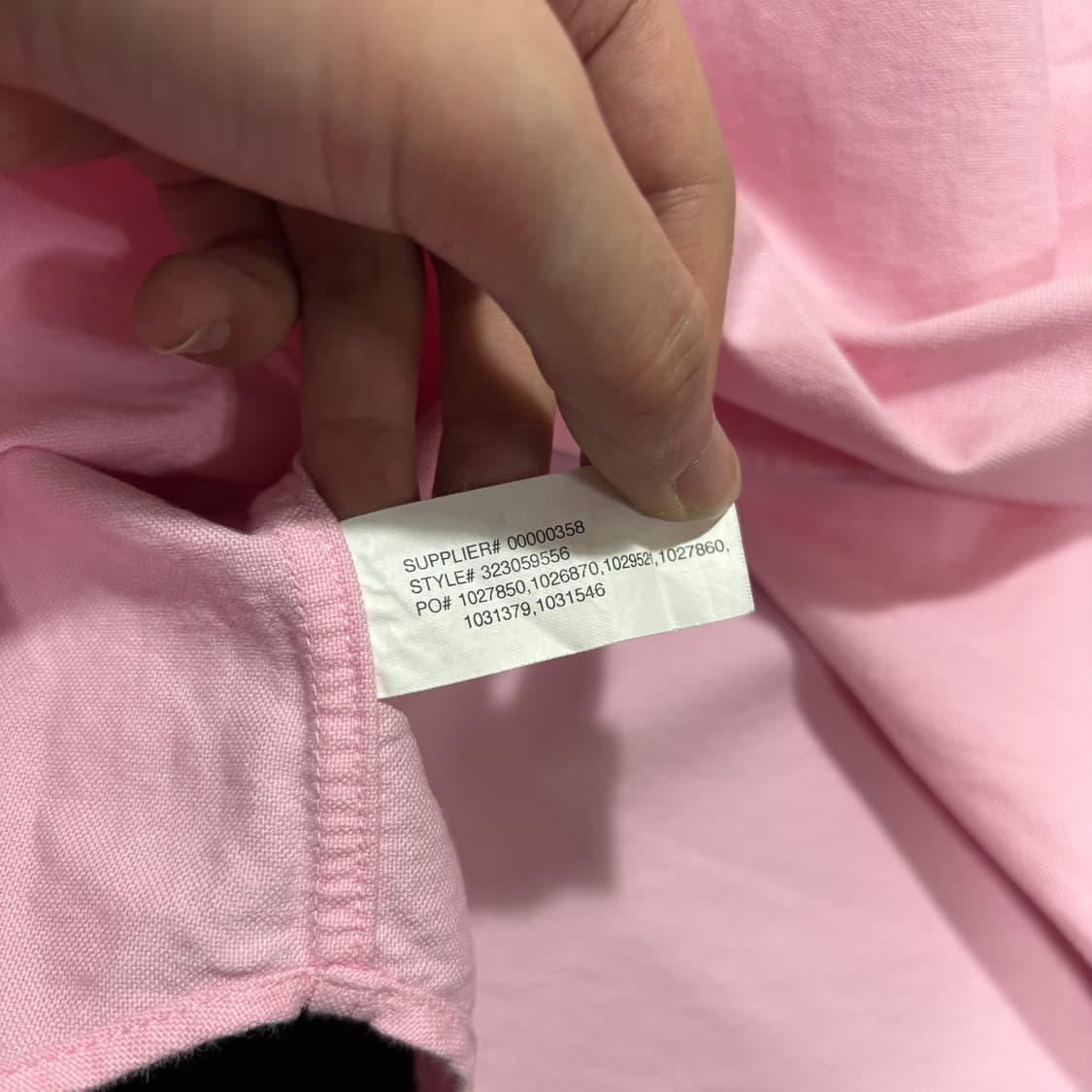 S 8-10 폴로 랄프로렌 분홍 빅포니 옥스퍼드 셔츠 상품이미지5