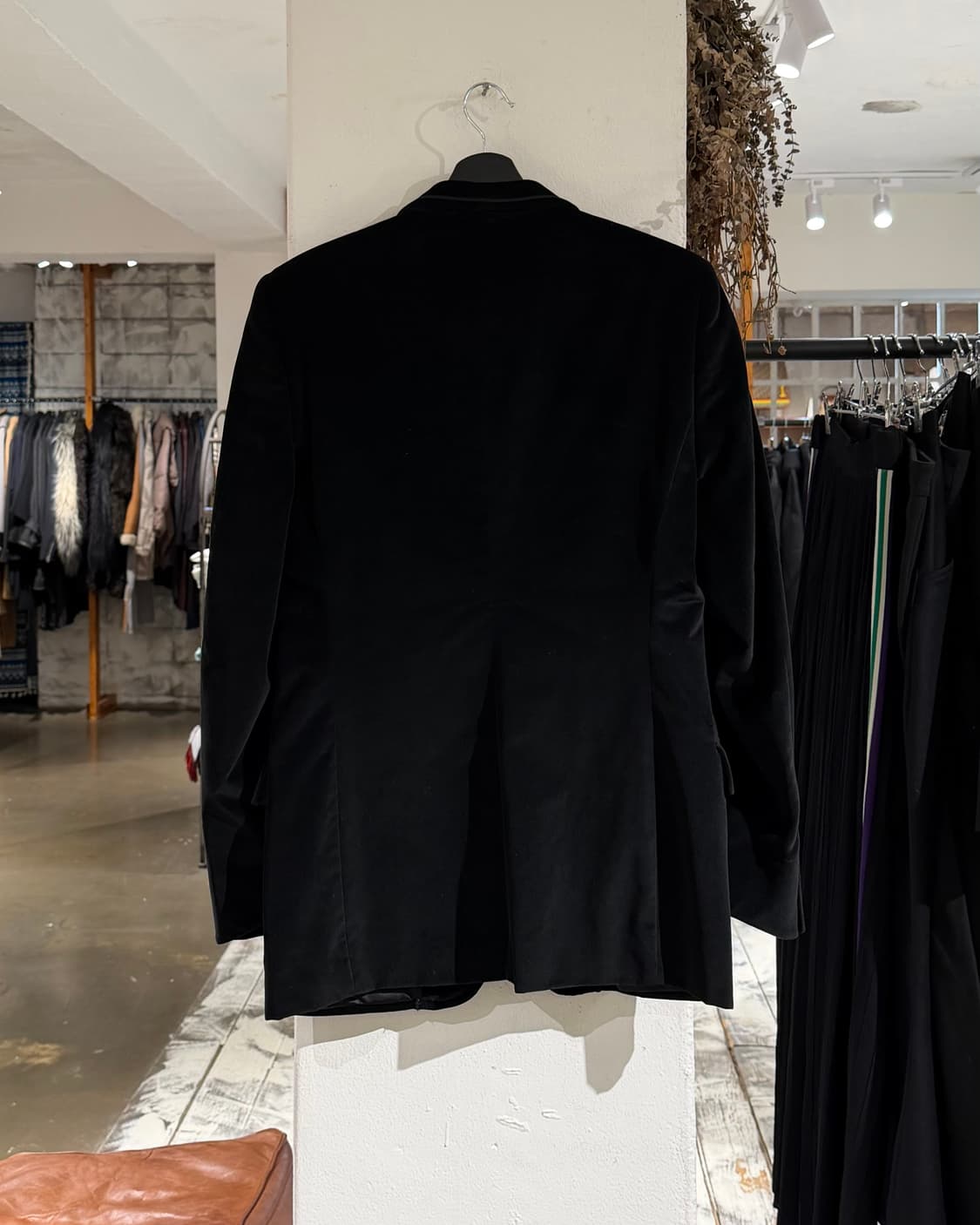 이브 생 로랑 블랙 벨벳 자켓 상품이미지7