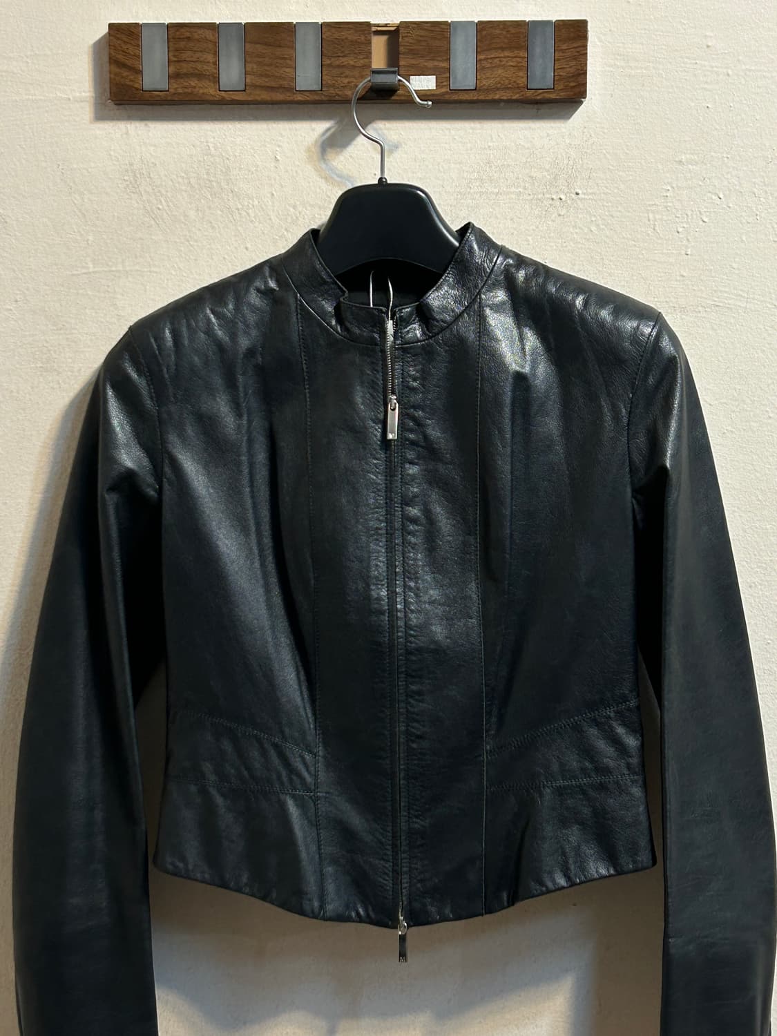 막스마라 레더 집업 재킷 상품이미지2