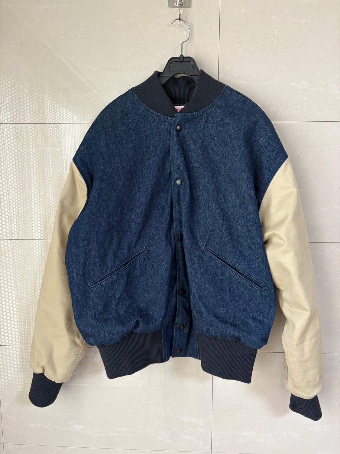 리차드슨 데님 바시티 자켓 상품이미지2