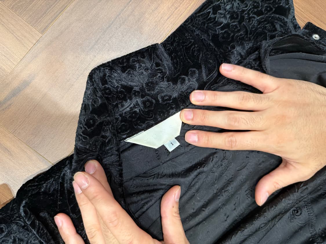 윤세 벨벳 셔츠 상품이미지2